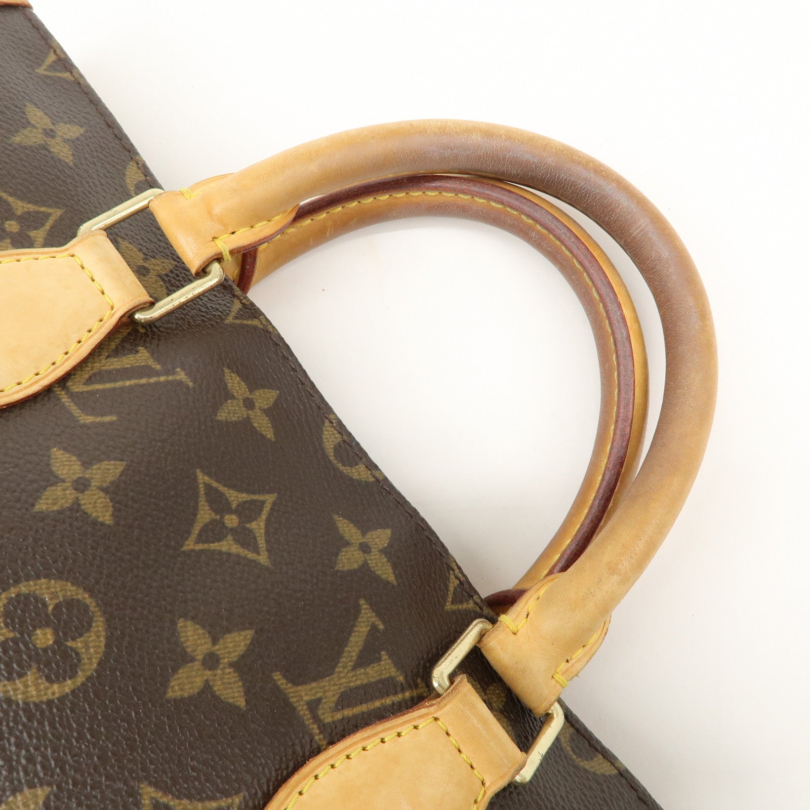 Louis Vuitton Monogram Popincourt Hand Bag Brown M40009 Used