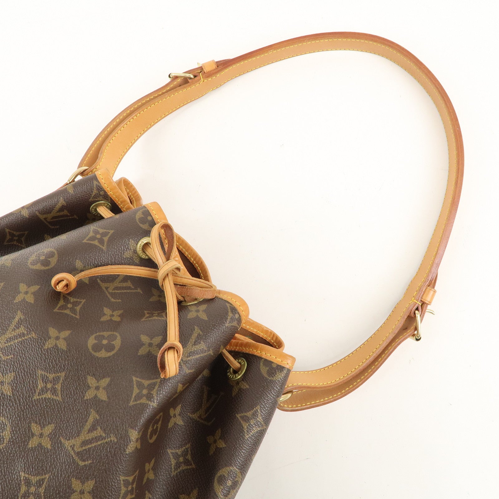 Louis Vuitton Monogram Noe Shoulder Bag Hand Bag Brown M42224