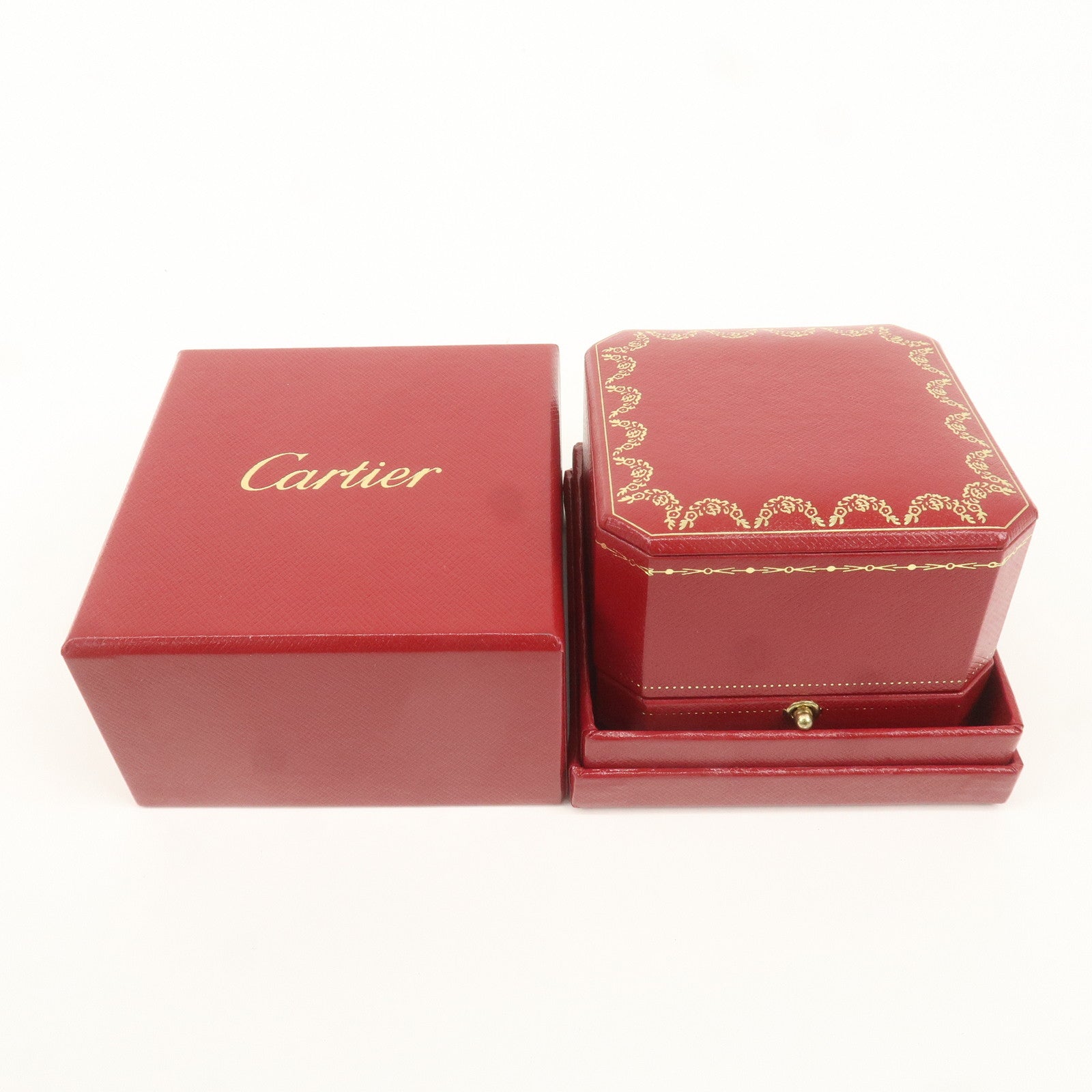 Cartier Set of 2 Ring Box Display Box Jewelry Box For Ring