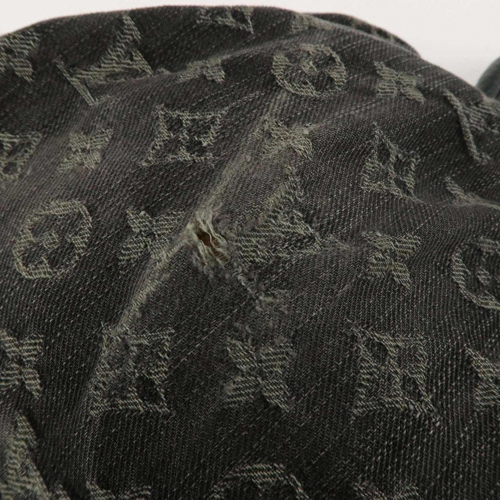 Louis Vuitton Monogram Denim Neo Cabby MM 2Way Bag Noir M95351