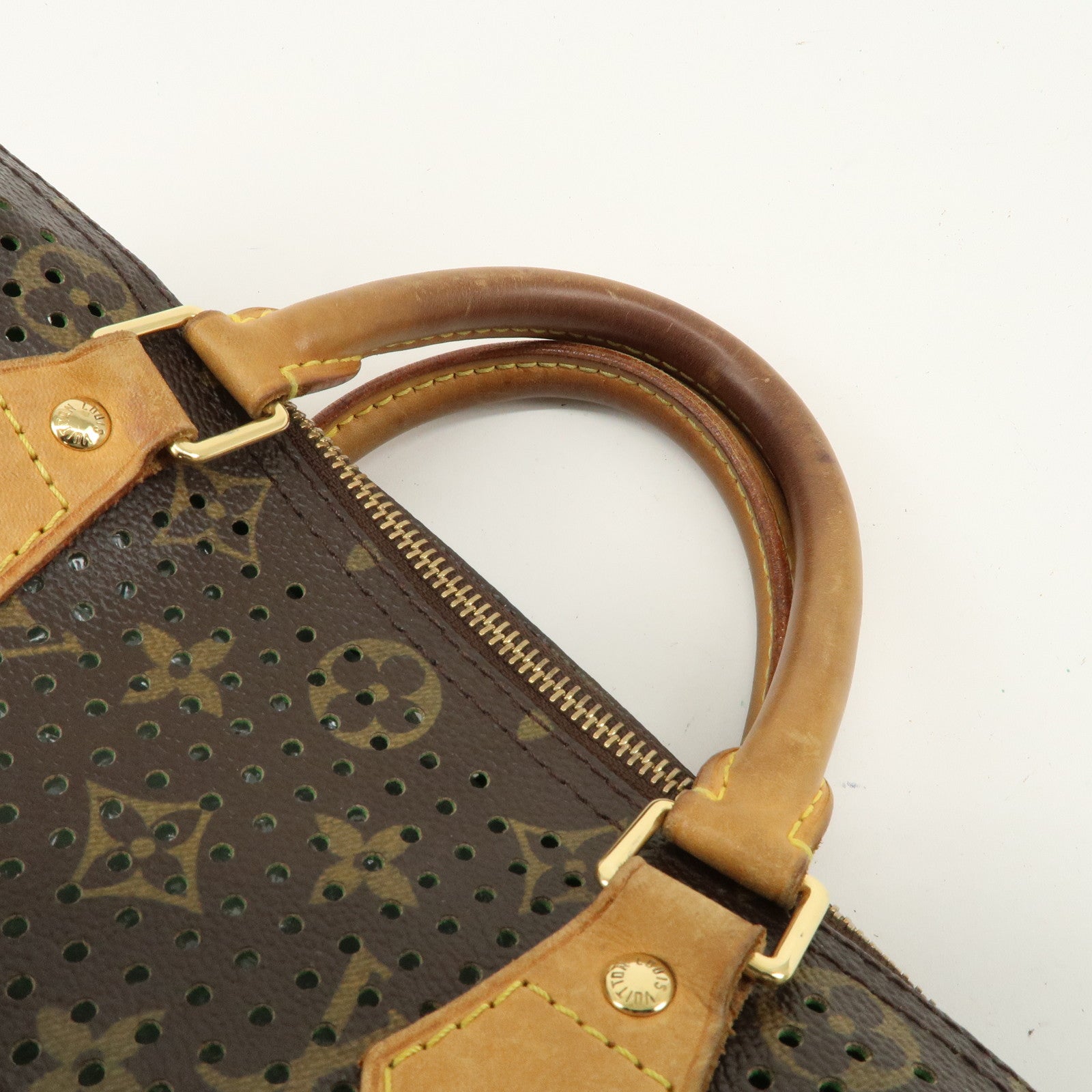 Louis Vuitton Monogram Perfo Speedy 30 Boston Bag M95181