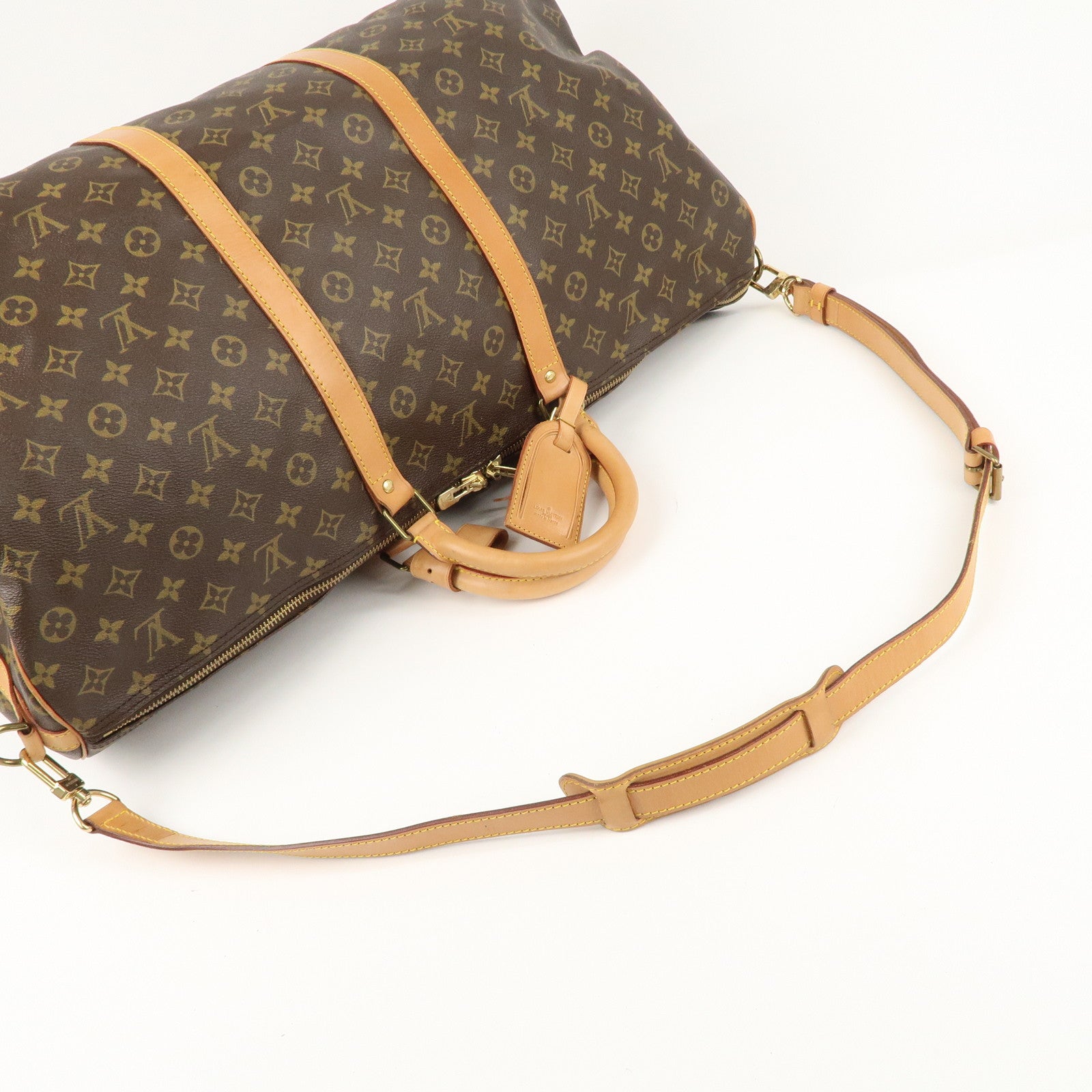 Louis Vuitton Monogram Keep All Bandouliere 60 Bag M41412