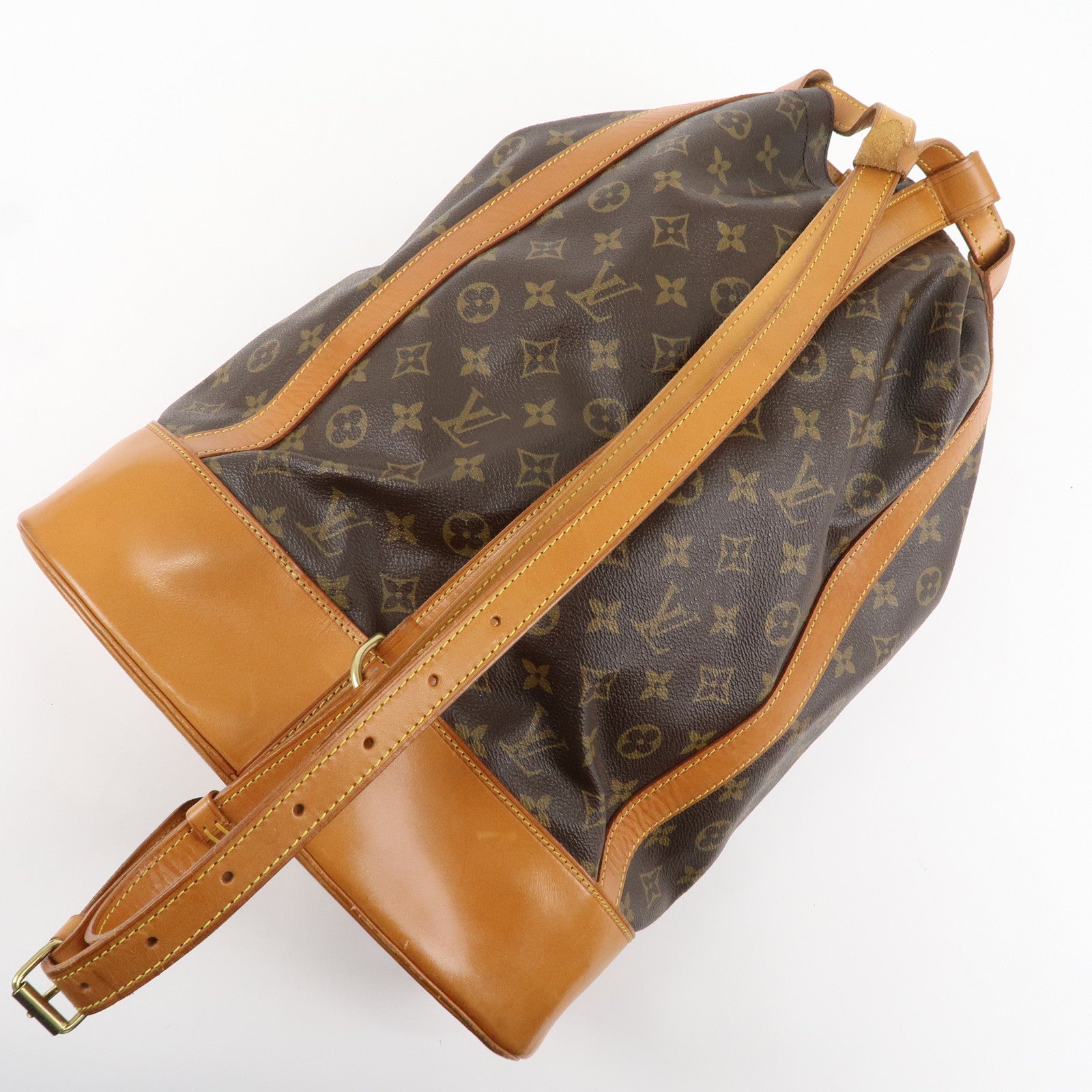 Louis Vuitton Monogram Randonnee GM Laundry Bag Brown M42244