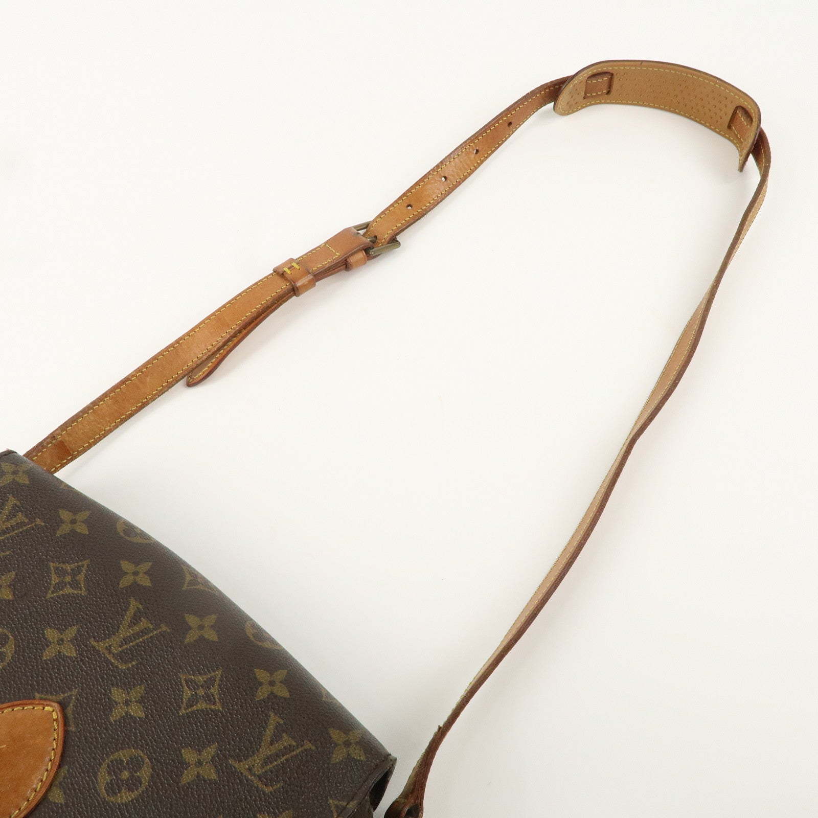 Louis Vuitton Monogram Saint Cloud GM Shoulder Bag Brown M51242