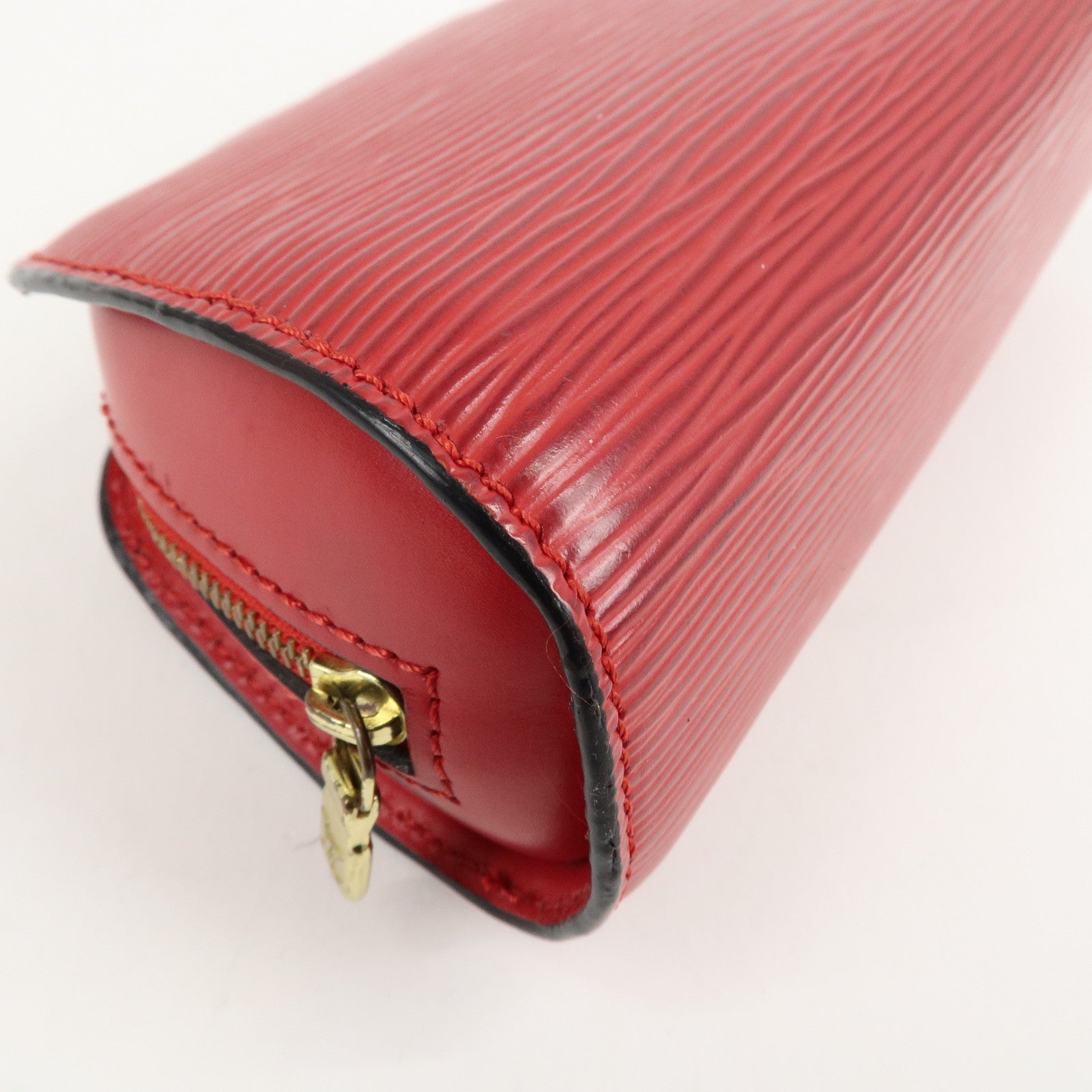 Louis Vuitton Epi Dauphine PM Pouch M48447 Castillian Red Used