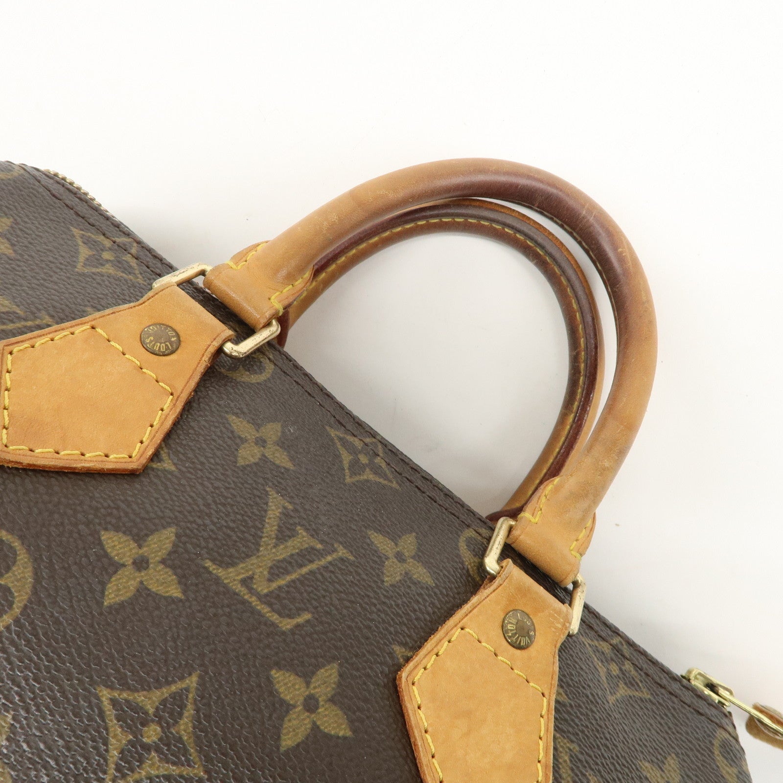 Louis Vuitton Monogram Speedy 25 Hand Bag Boston Bag M41528 Used