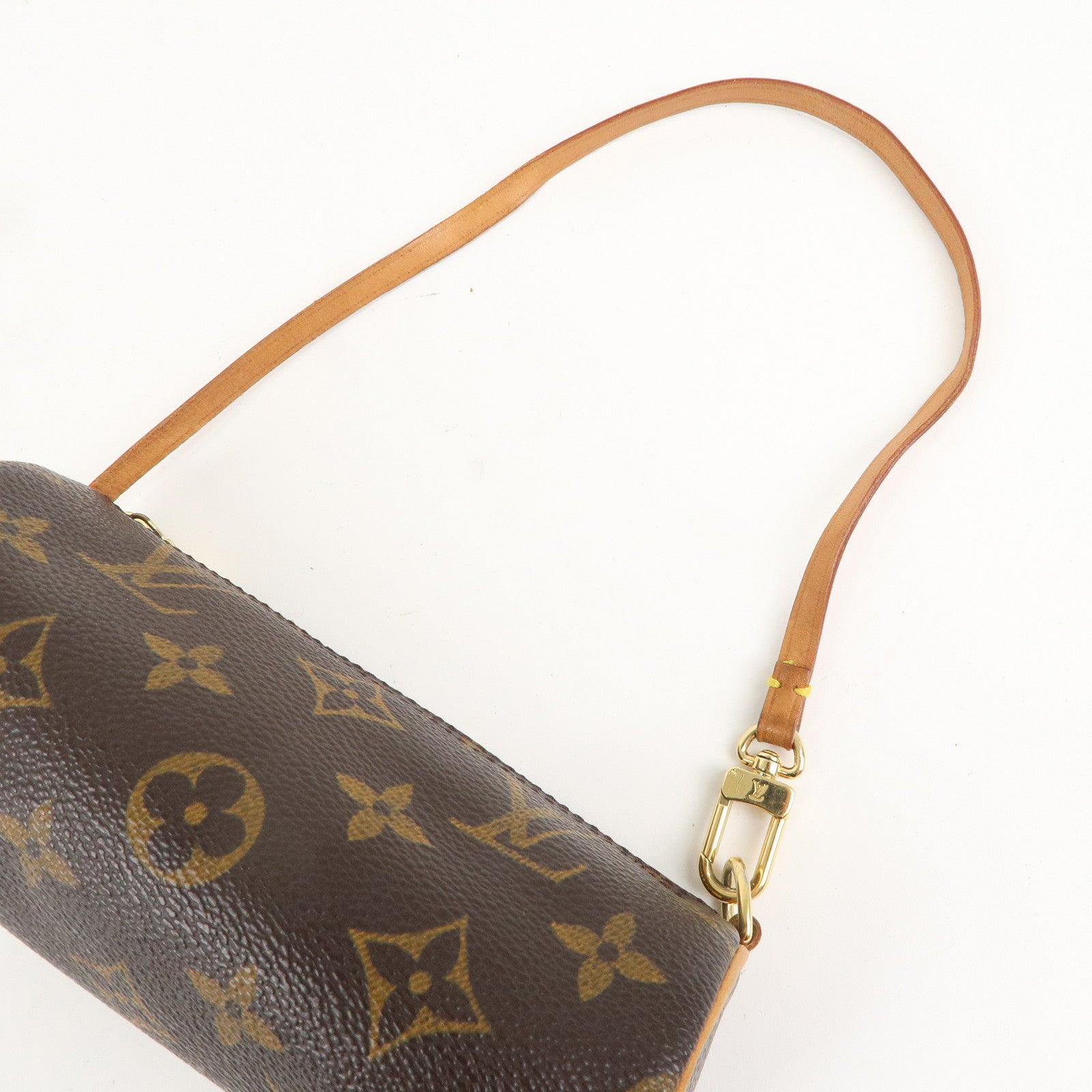 Louis Vuitton Monogram Mini Pouch for Papillon Bag Brown