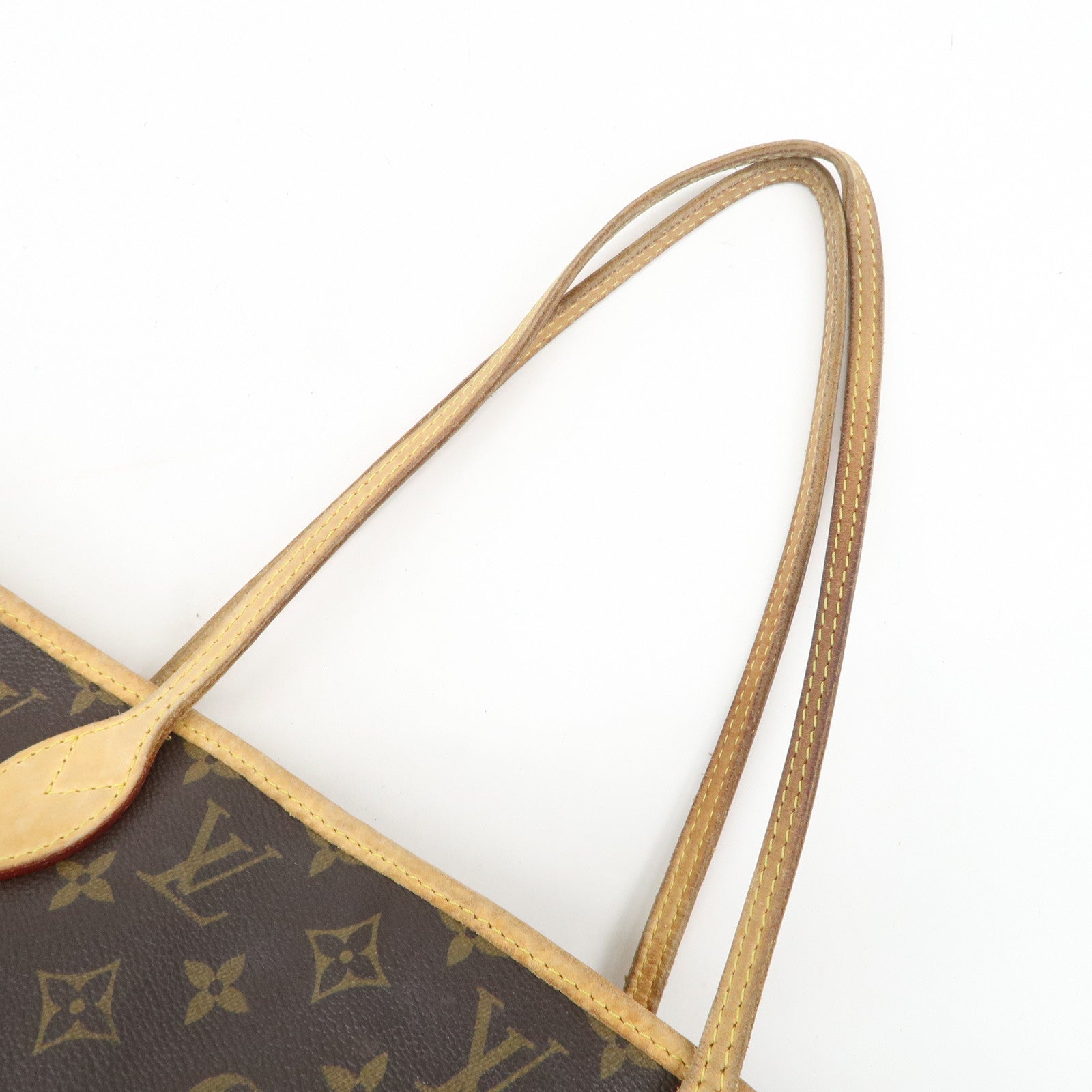 Louis Vuitton Monogram Neverfull MM Tote Bag Brown M40156 Used