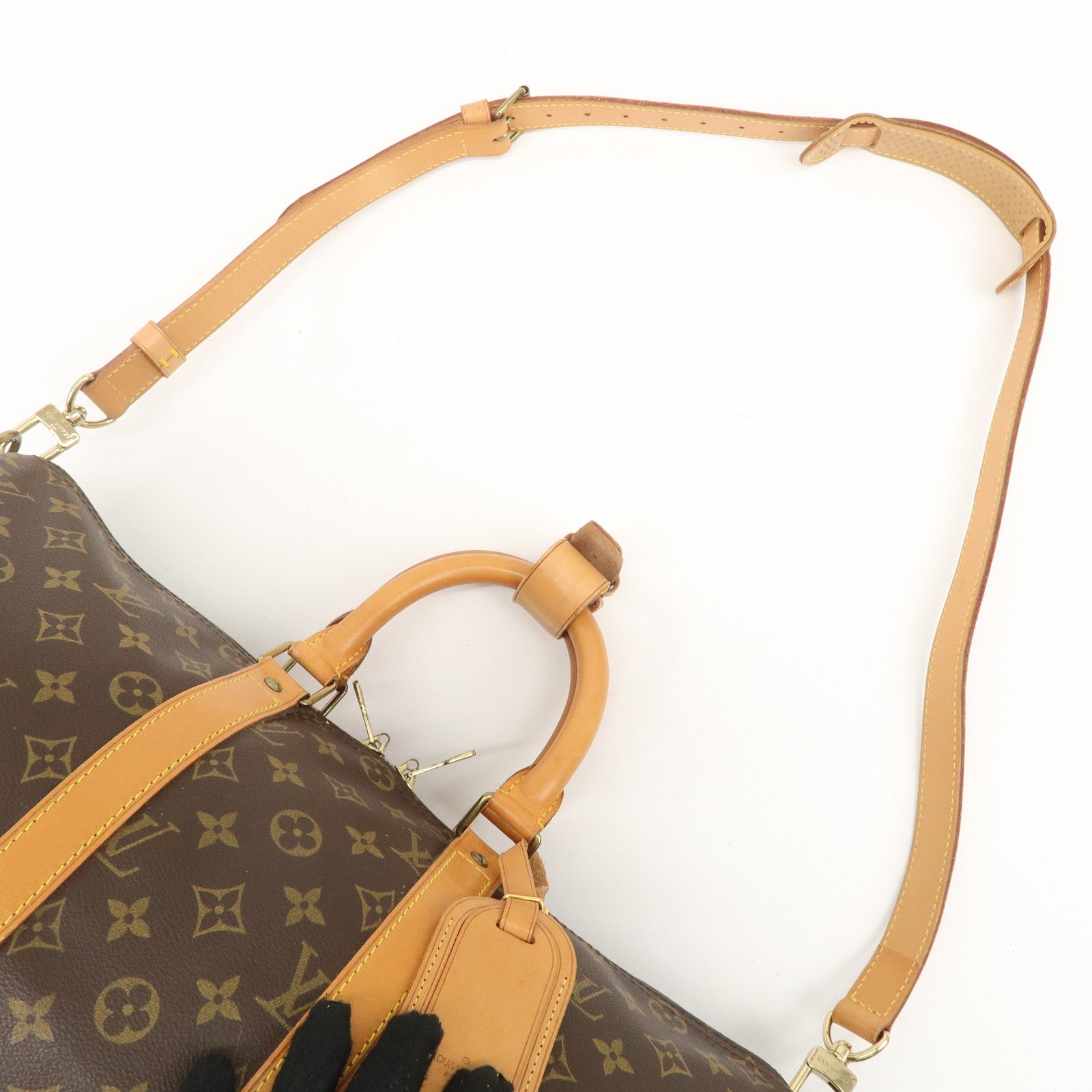 Louis Vuitton Monogram Keep All 45 Boston Bag M41418 Used