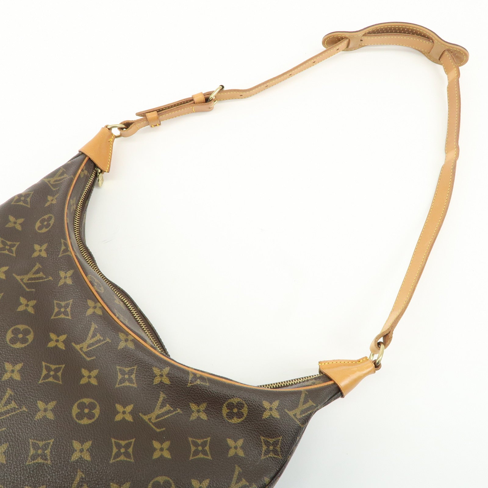 Louis Vuitton Monogram Boulogne 35 Shoulder Bag Brown M51260 Used