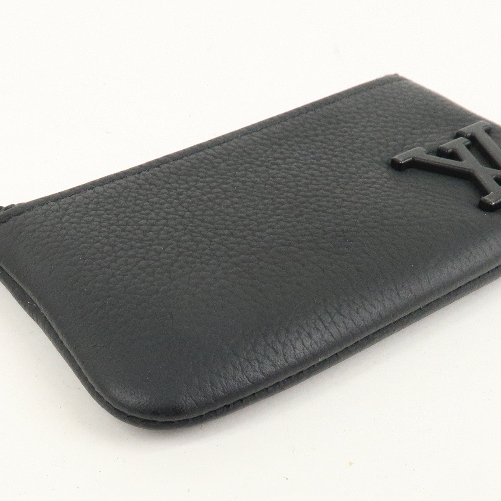 Louis Vuitton Aerogram Pochette Cles Coin Case Noir M81031