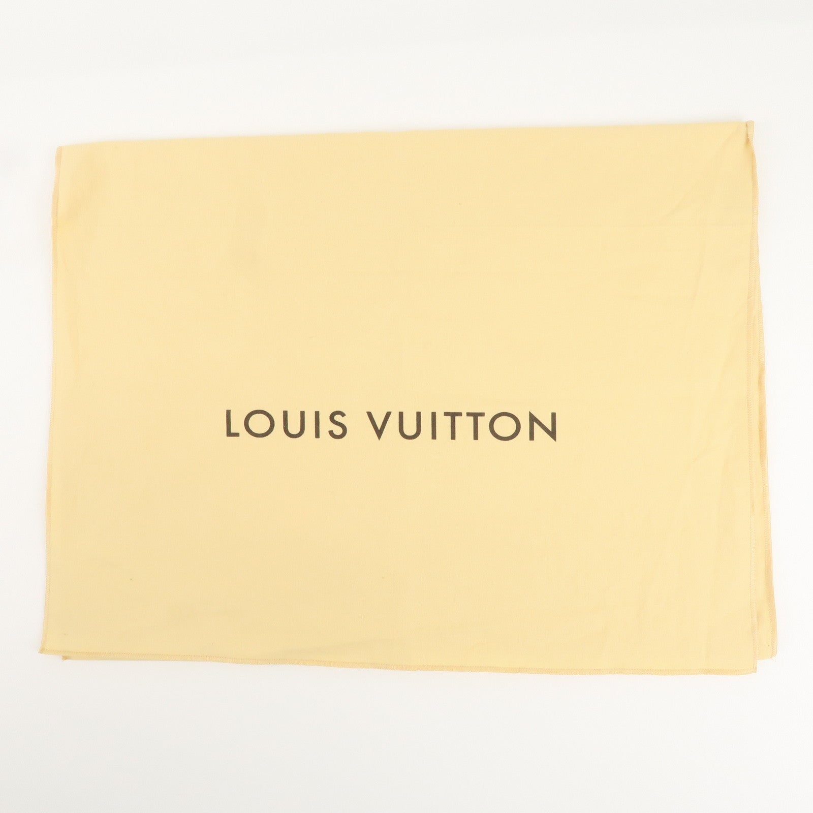 Louis Vuitton Set of 12 Dust Bag Storage Bag Flap Beige