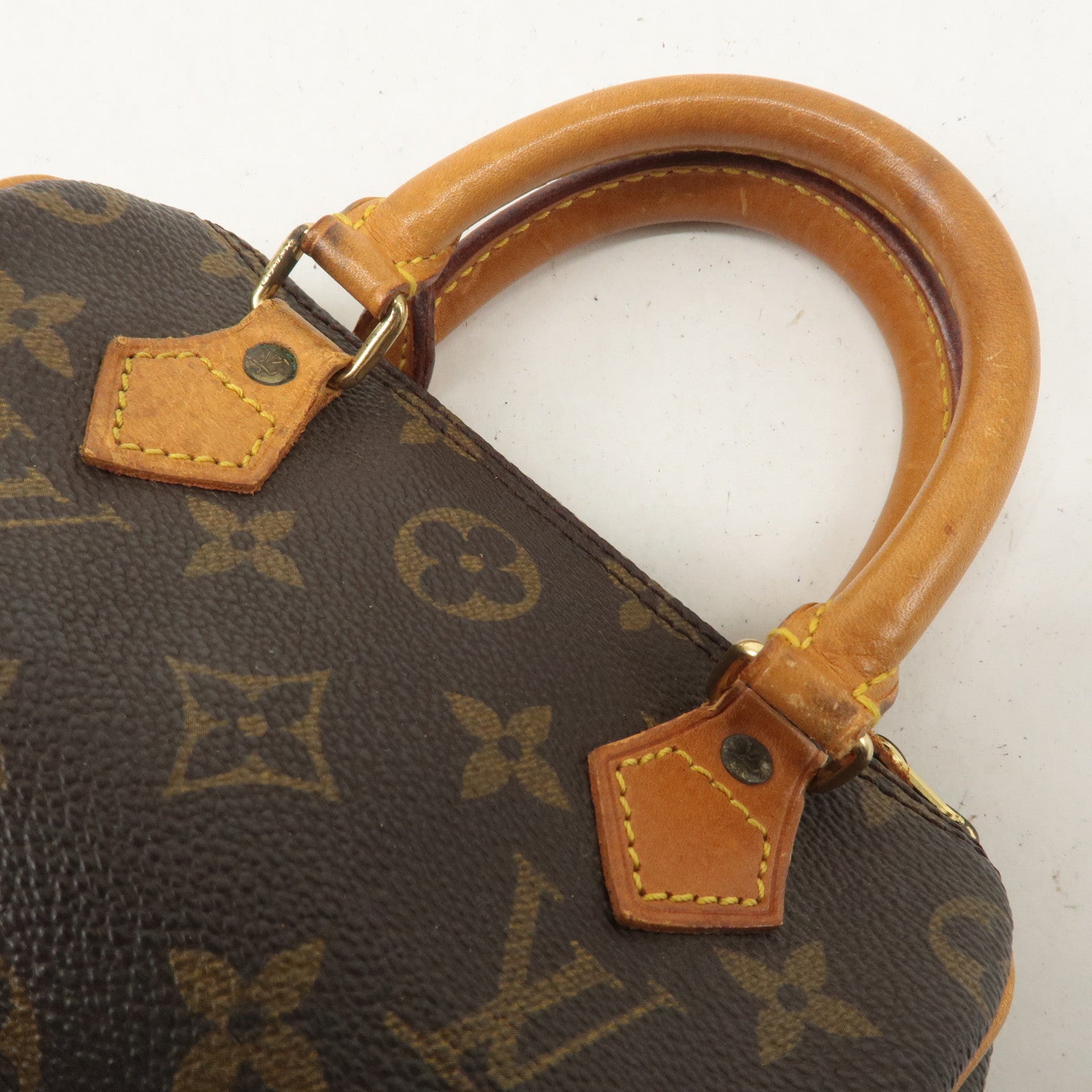 Louis Vuitton Monogram Mini Speedy Boston Bag Brown M41534