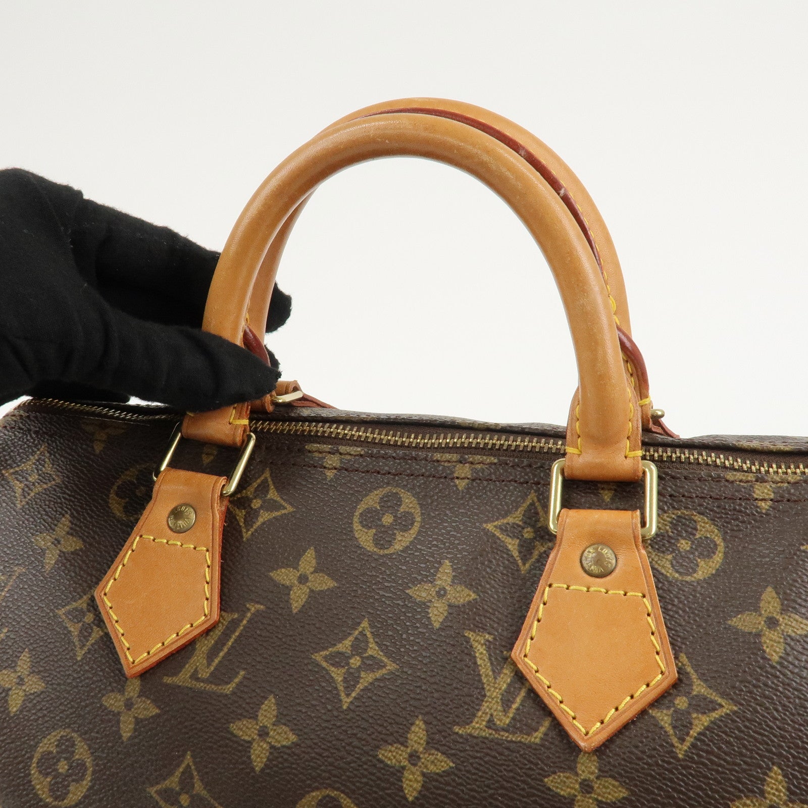 Louis Vuitton Monogram Speedy 30 Hand Bag Boston Bag M41526 Used