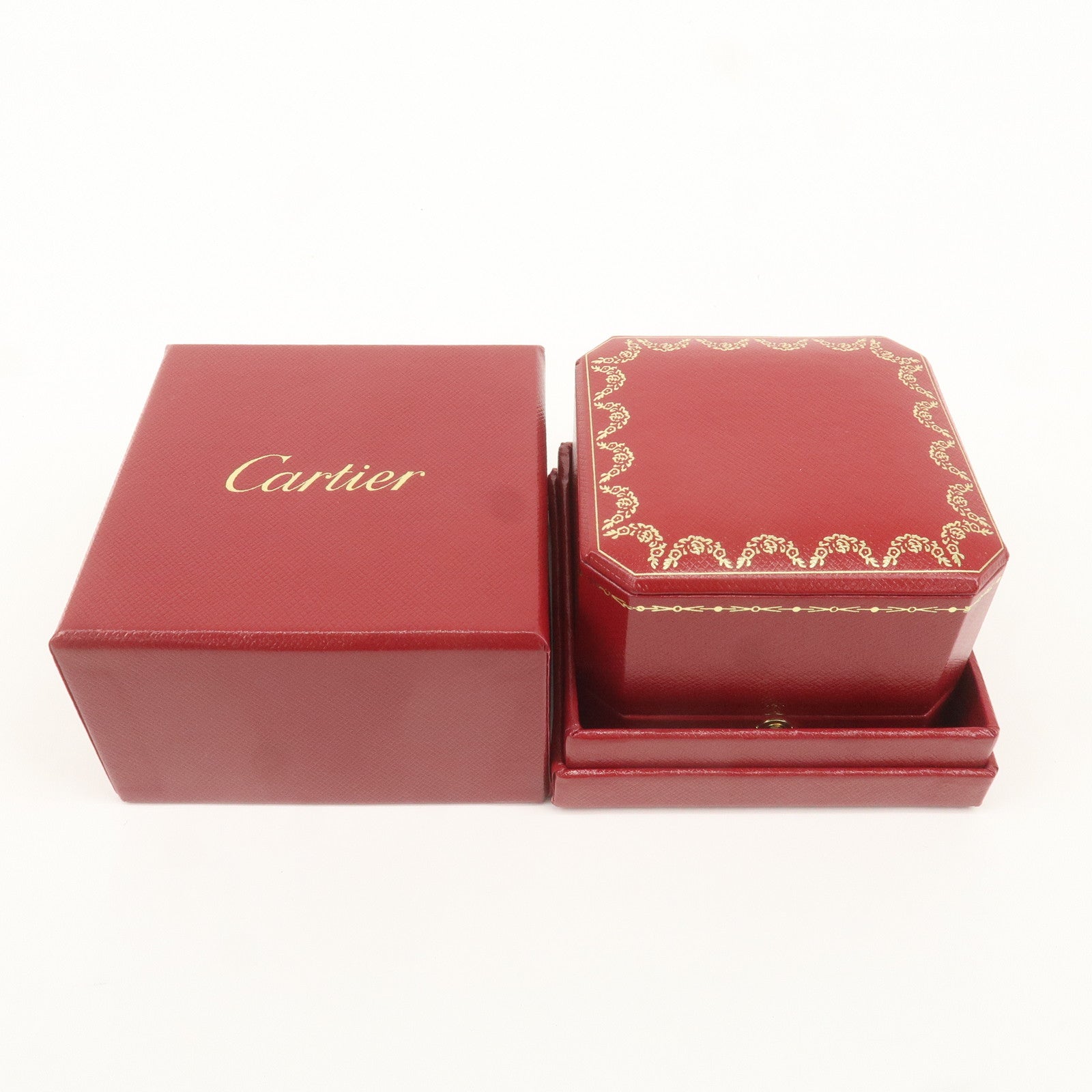 Cartier Set of 2 Ring Box Display Box Jewelry Box For Ring