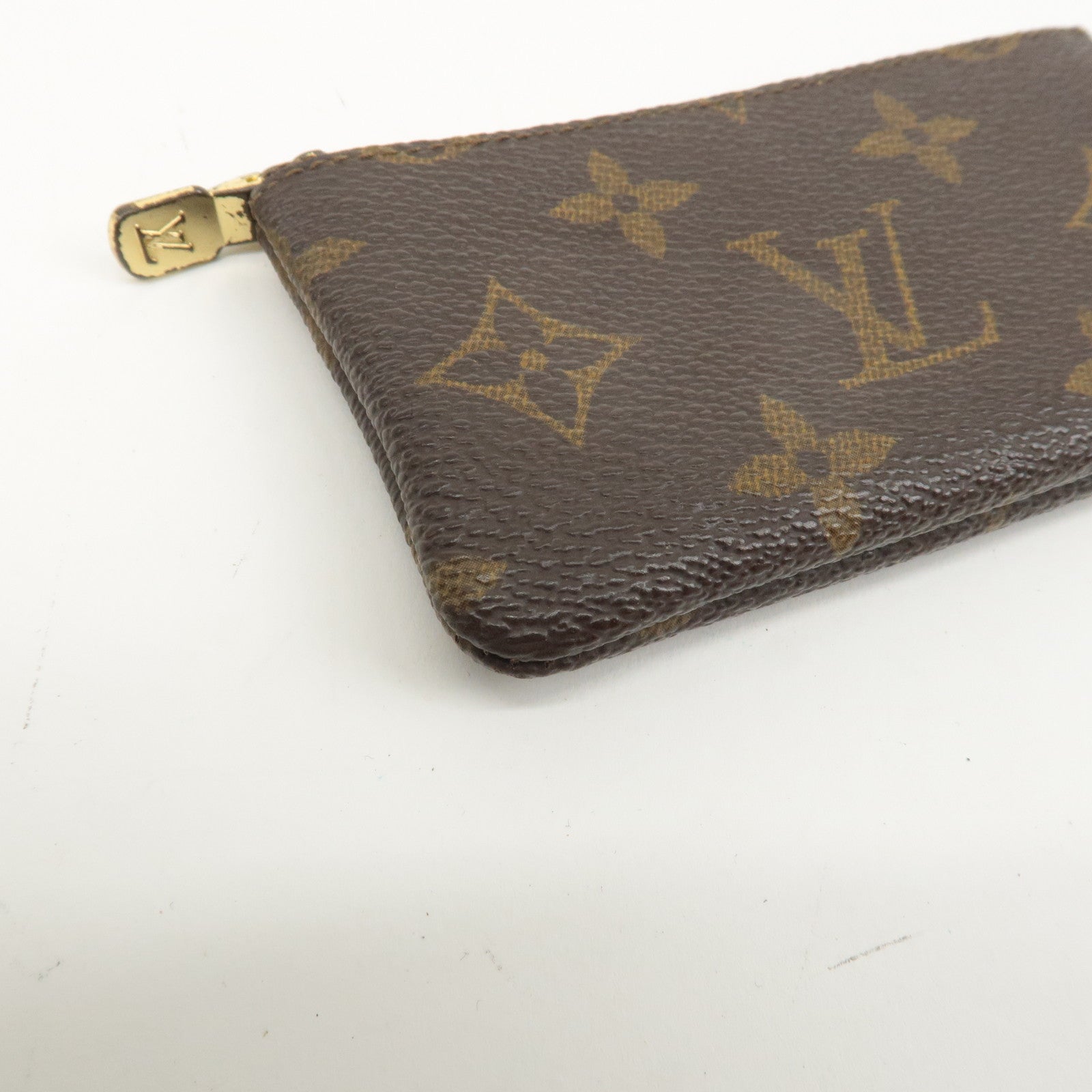 Louis Vuitton Monogram Pochette Cles Coin Case Key Case M62650