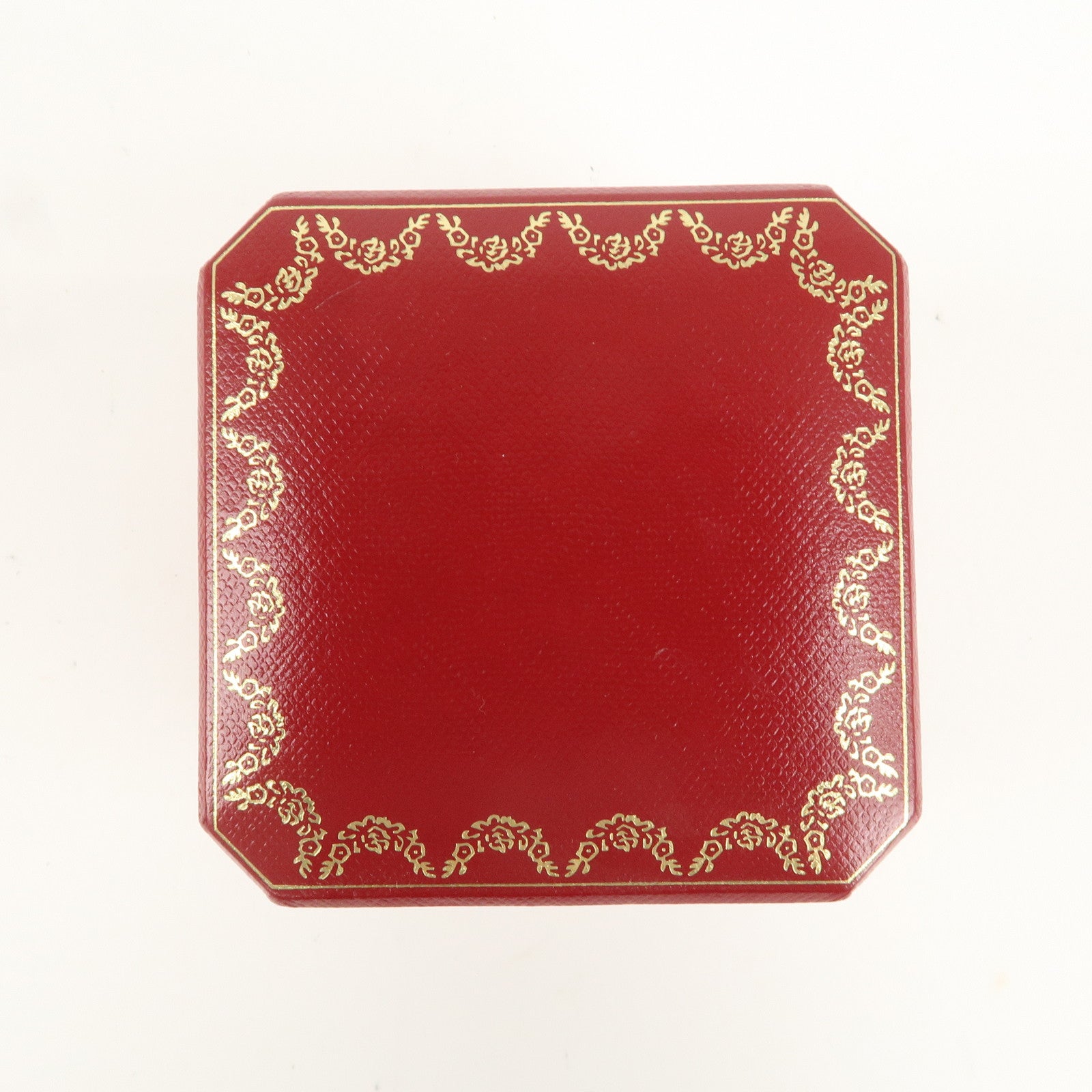 Cartier Set of 2 Ring Box Jewelry Box For Ring Red