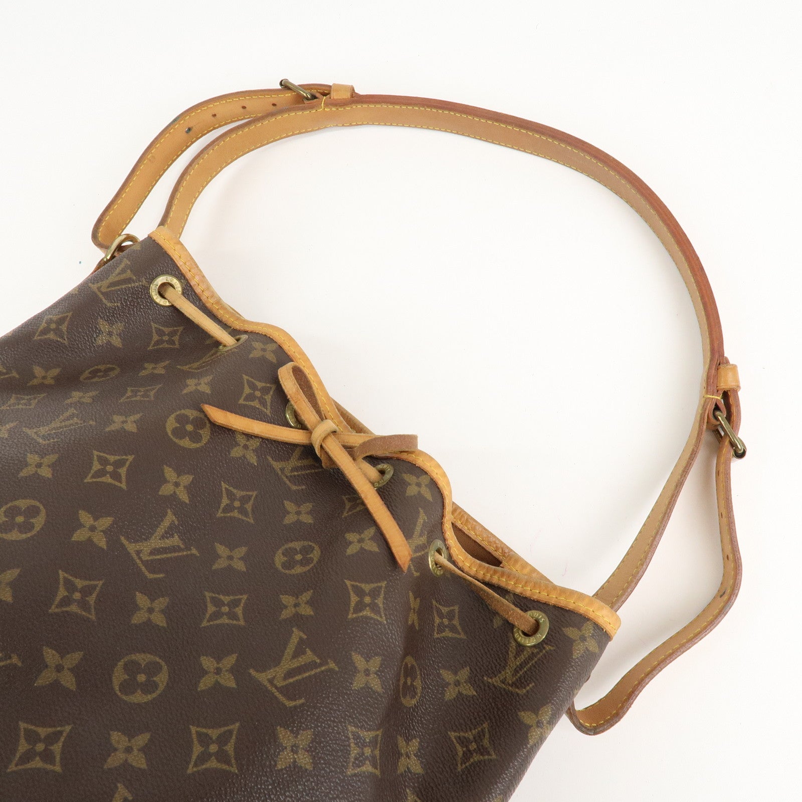 Louis Vuitton Monogram Petit Noe Shoulder Bag Brown M42226 Used