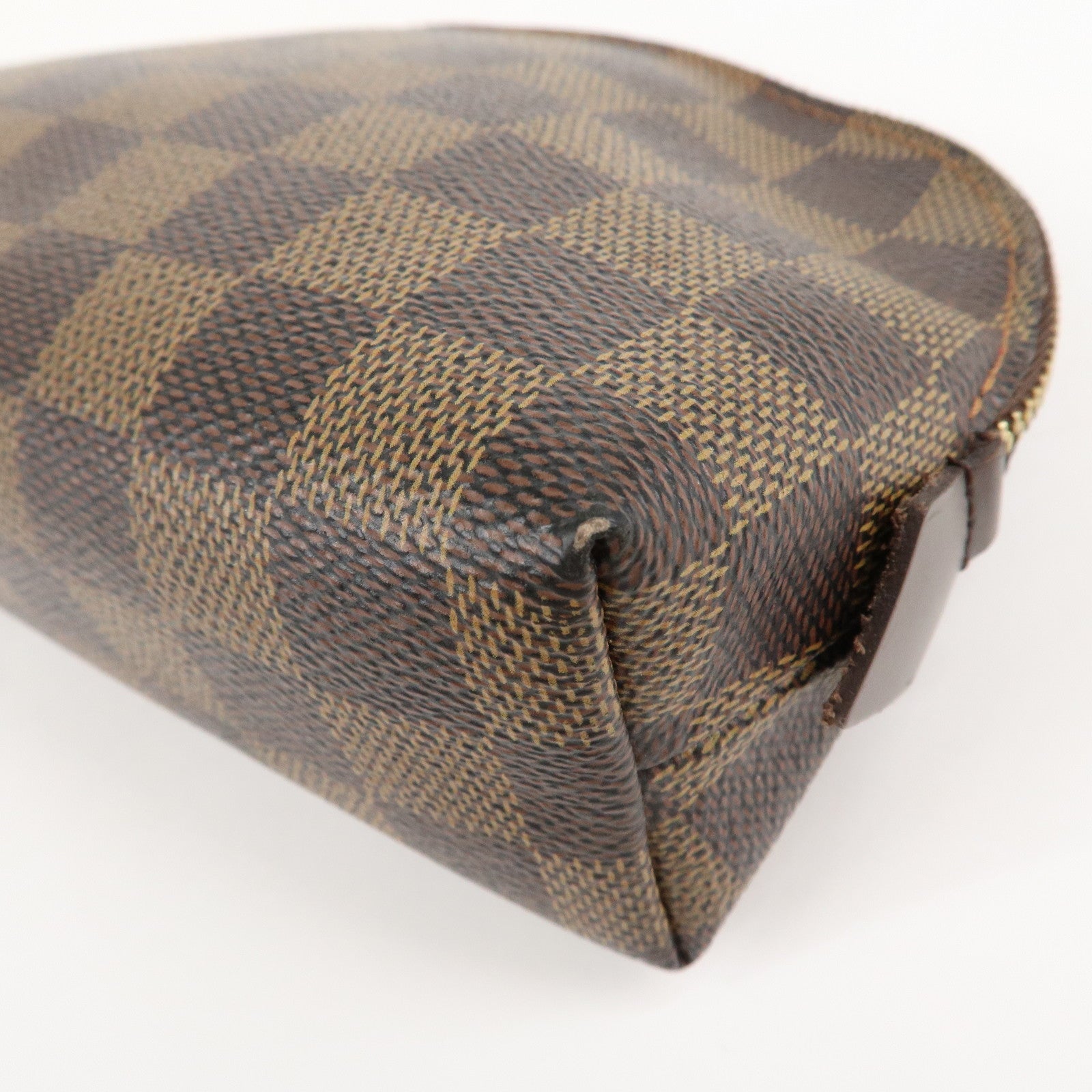 Louis Vuitton Damier Pochette Cosmetic Pouch N47516 Used