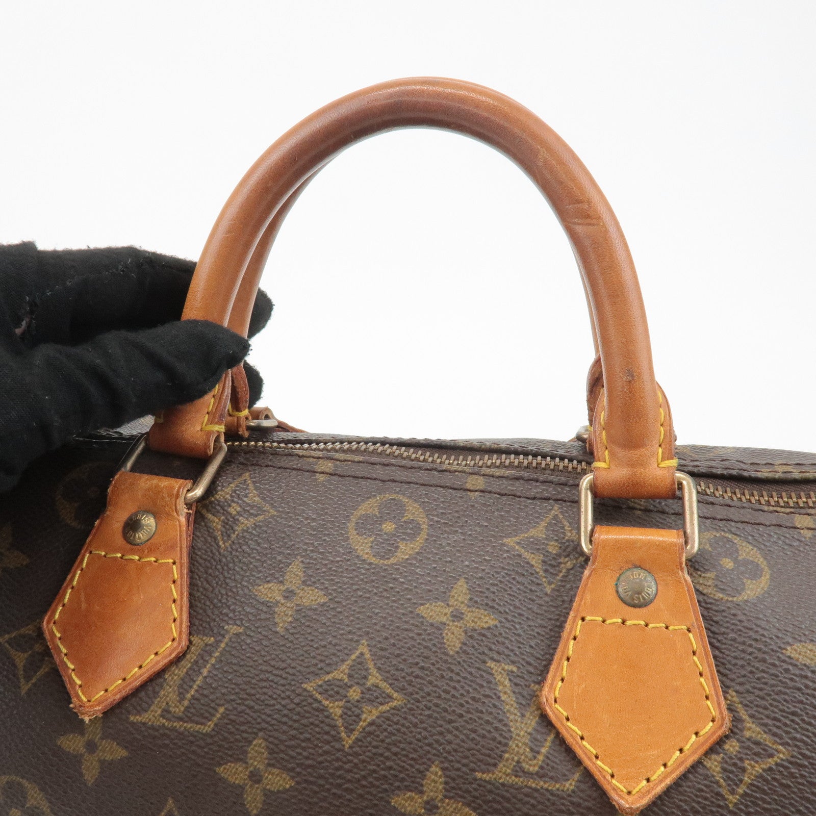 Louis Vuitton Monogram Speedy 30 Hand Bag Boston Bag M41526 Used