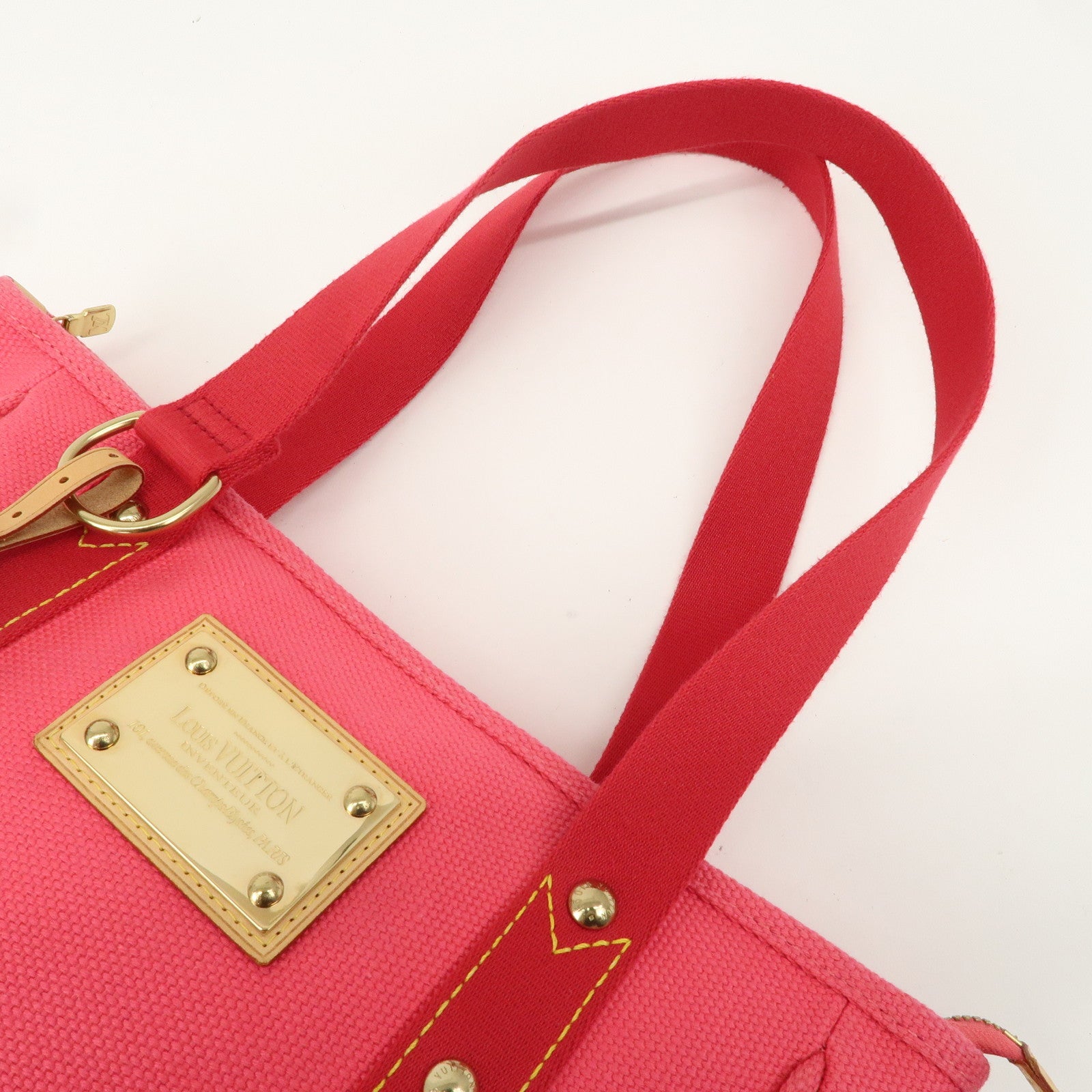 Louis Vuitton Antigua Cabas MM Tote Bag Rose M40085