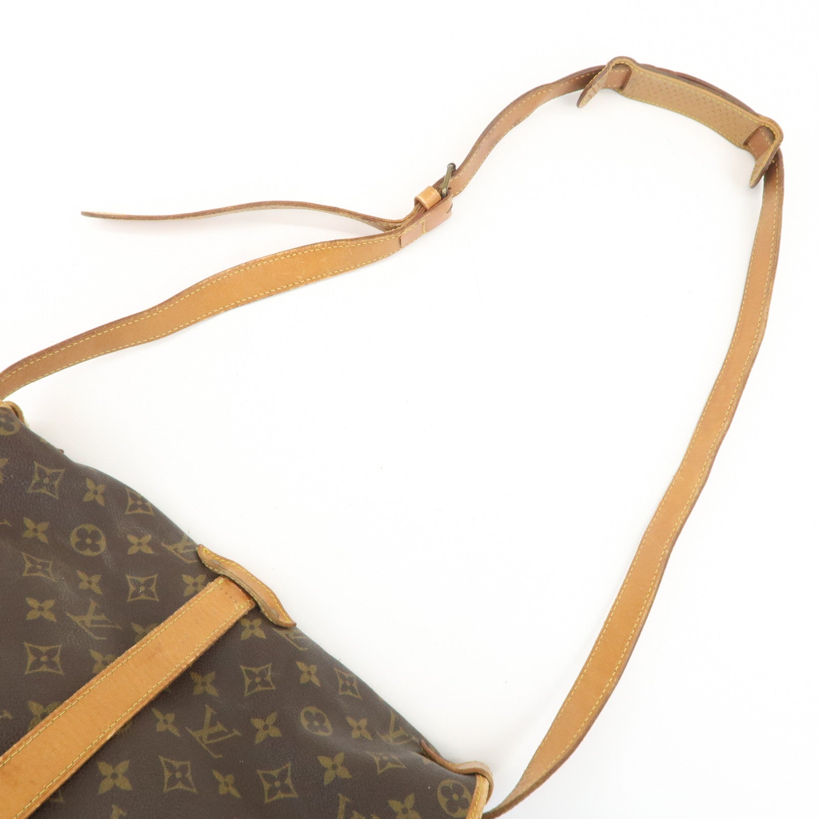 Louis Vuitton Monogram Saumur 35 Shoulder Bag Brown M42254 Used