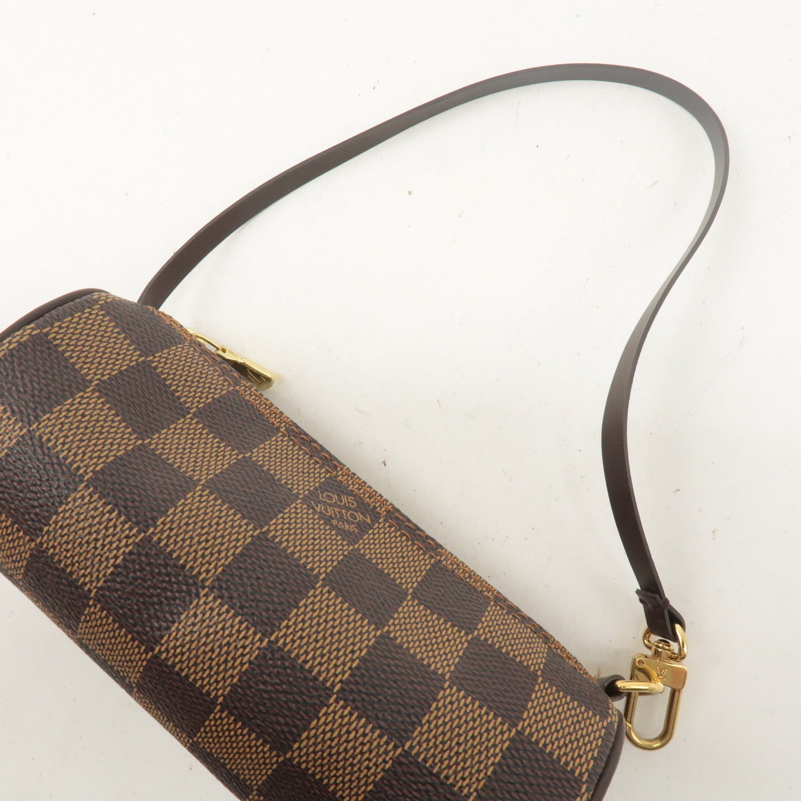 Louis Vuitton Damier Mini Pouch for Papillon Bag Brown