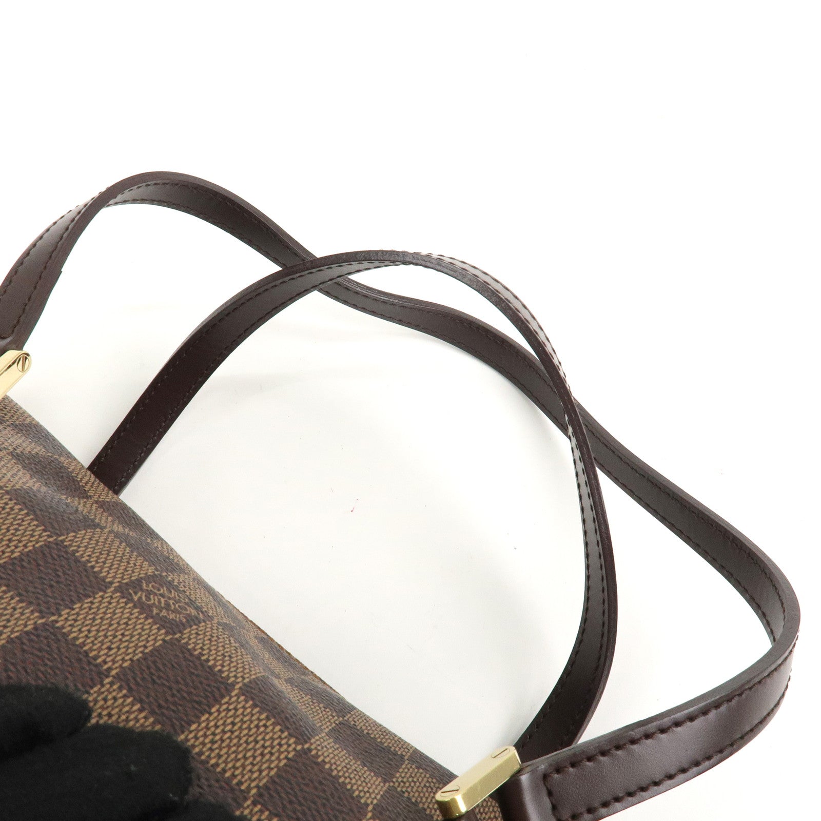 Louis Vuitton Damier Ebene Papillon30 Hand Bag N51303 Brown Used