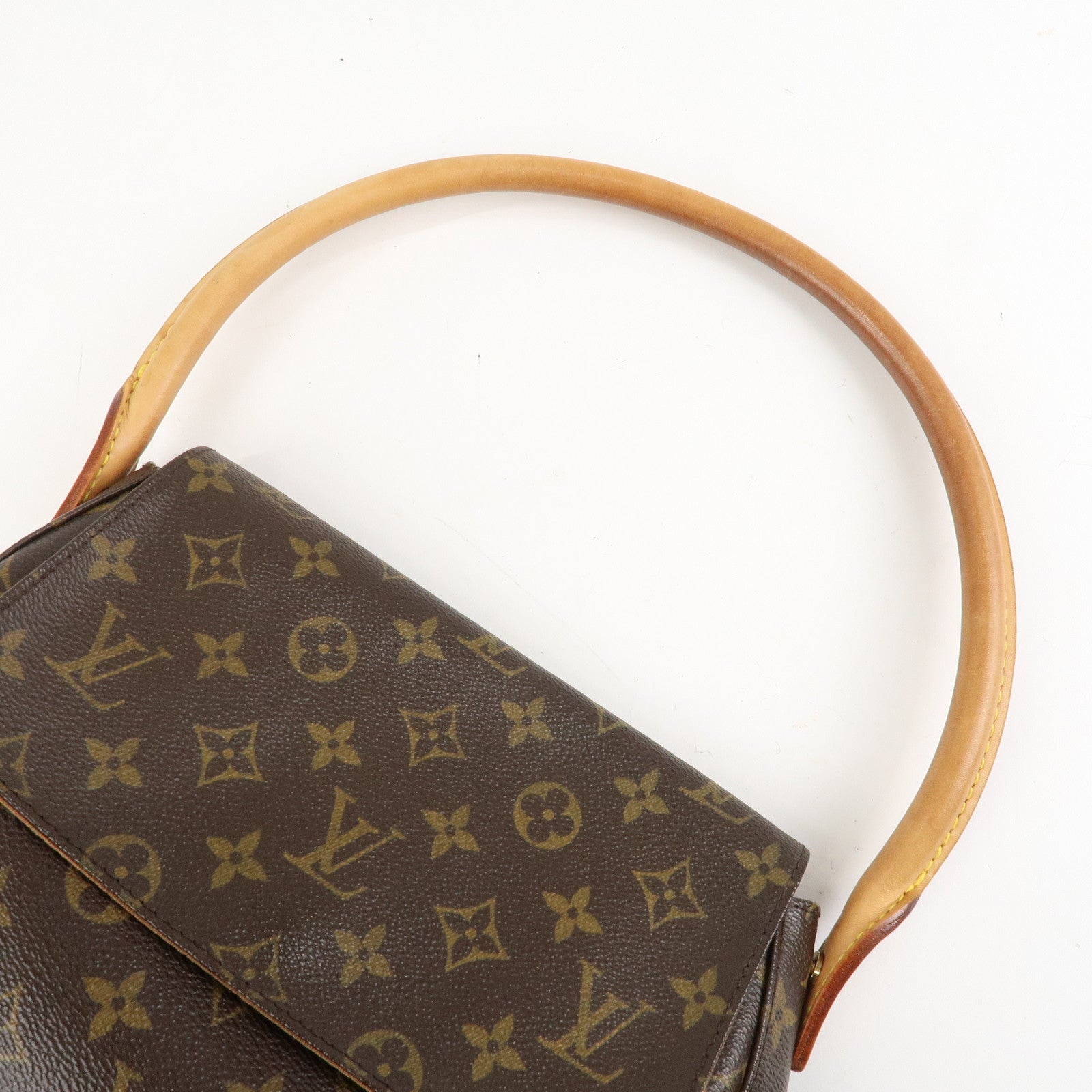 Louis Vuitton Monogram Mini Looping Shoulder Bag Hand Bag M51147 Used