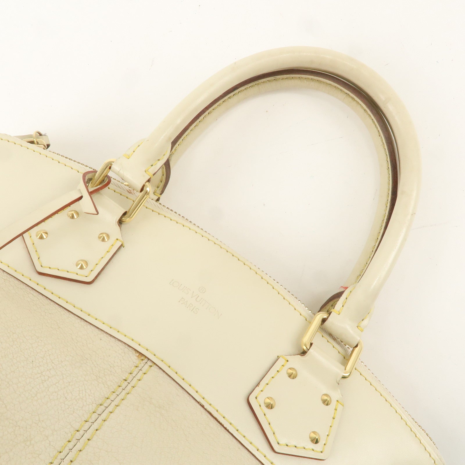 Louis Vuitton Suhari Lock It PM Hand Bag Blanc M91887