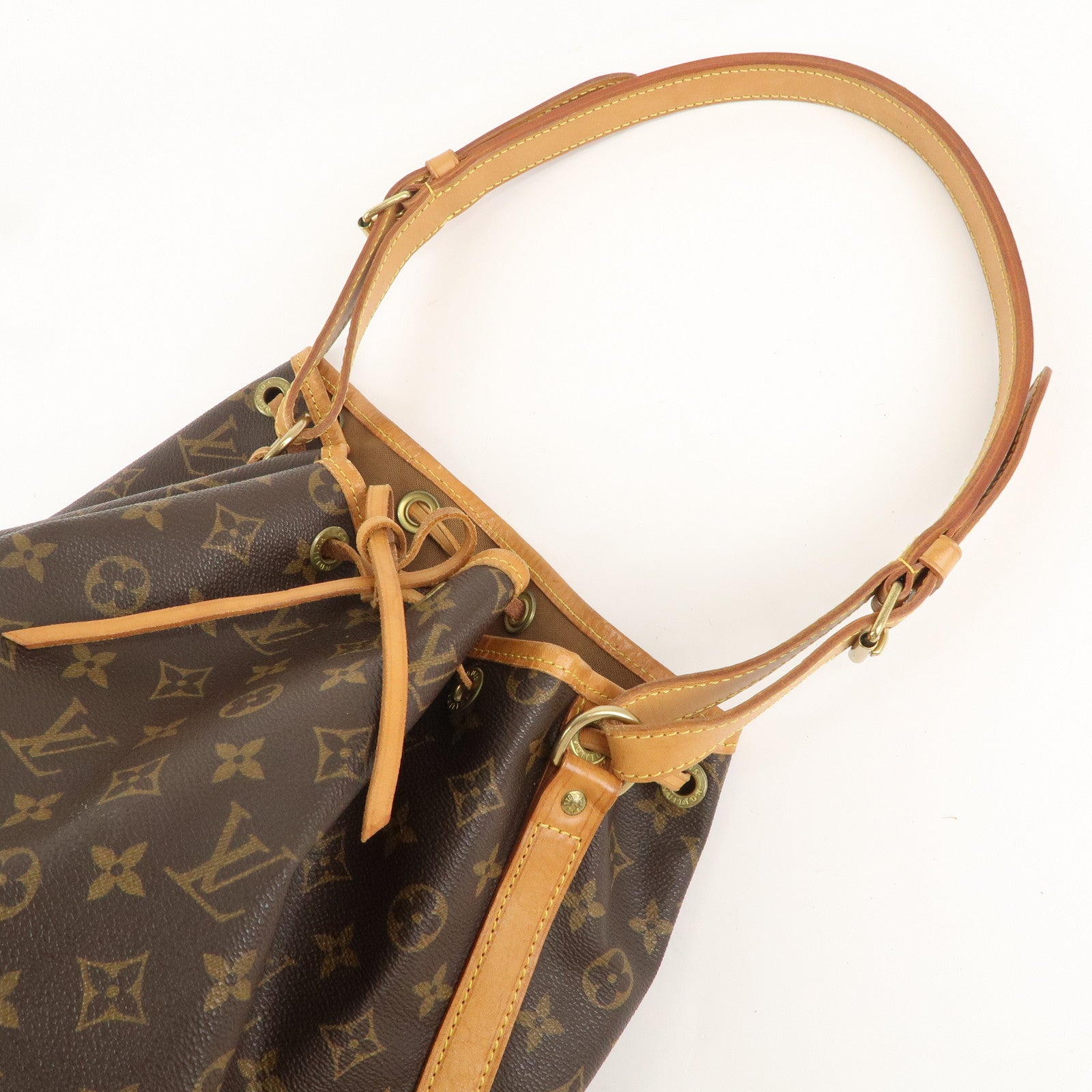 Louis Vuitton Monogram Noe Shoulder Bag Hand Bag Brown M42224