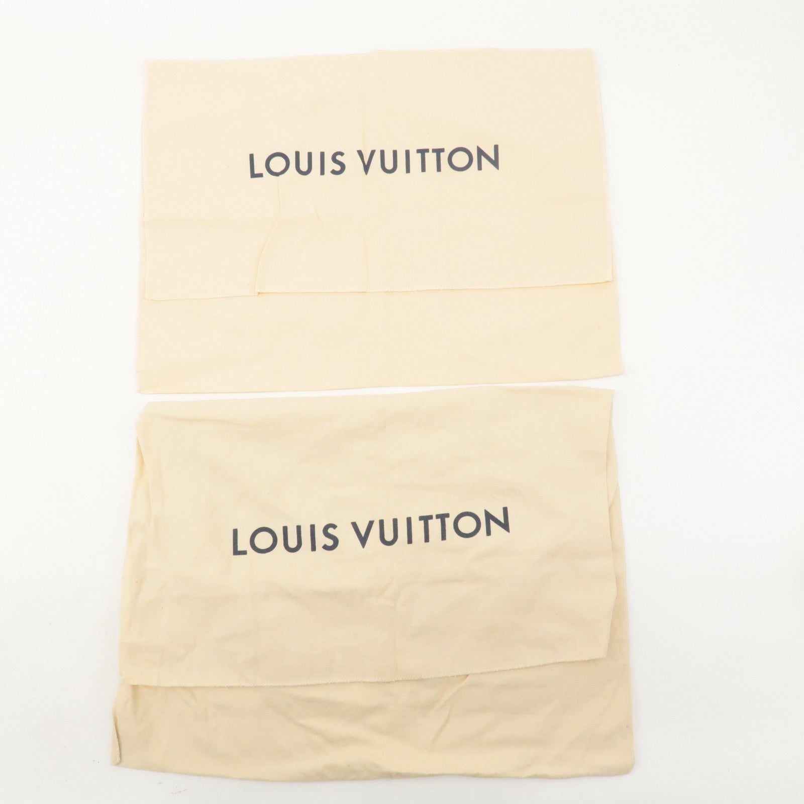 Louis Vuitton Set of 10 Dust Bag Storage Bag New Style Beige