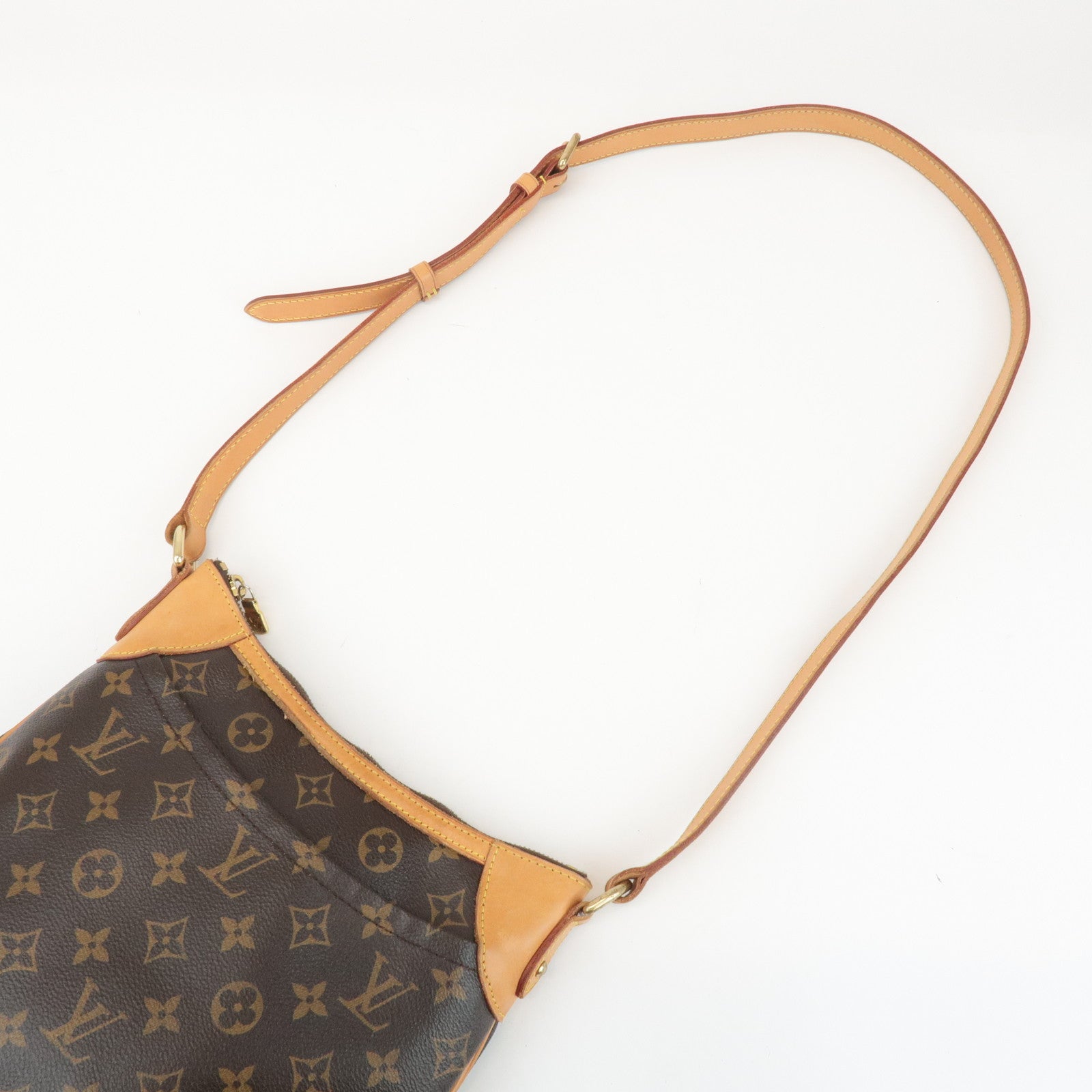 Louis Vuitton Monogram Odeon PM Shoulder Bag Brown M56390 Used