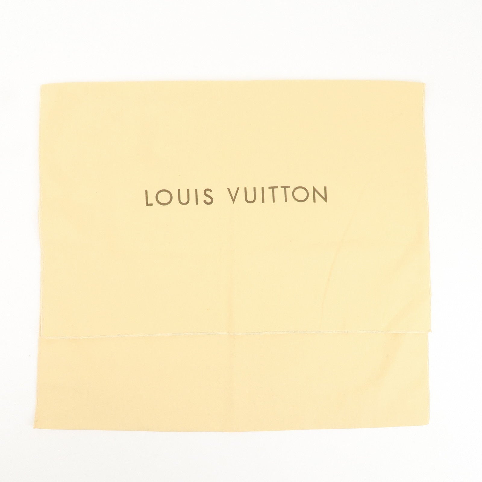 Louis Vuitton Set of 8 Storage Bag Dust Bag Flap Type Beige