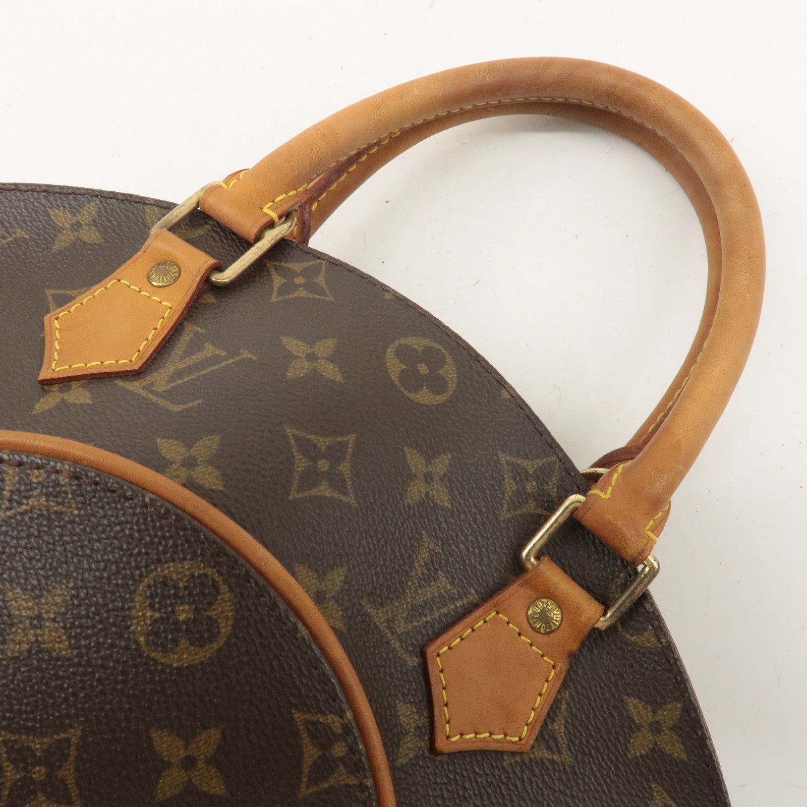 Louis Vuitton Monogram Ellipse MM Hand Bag Brown M51126