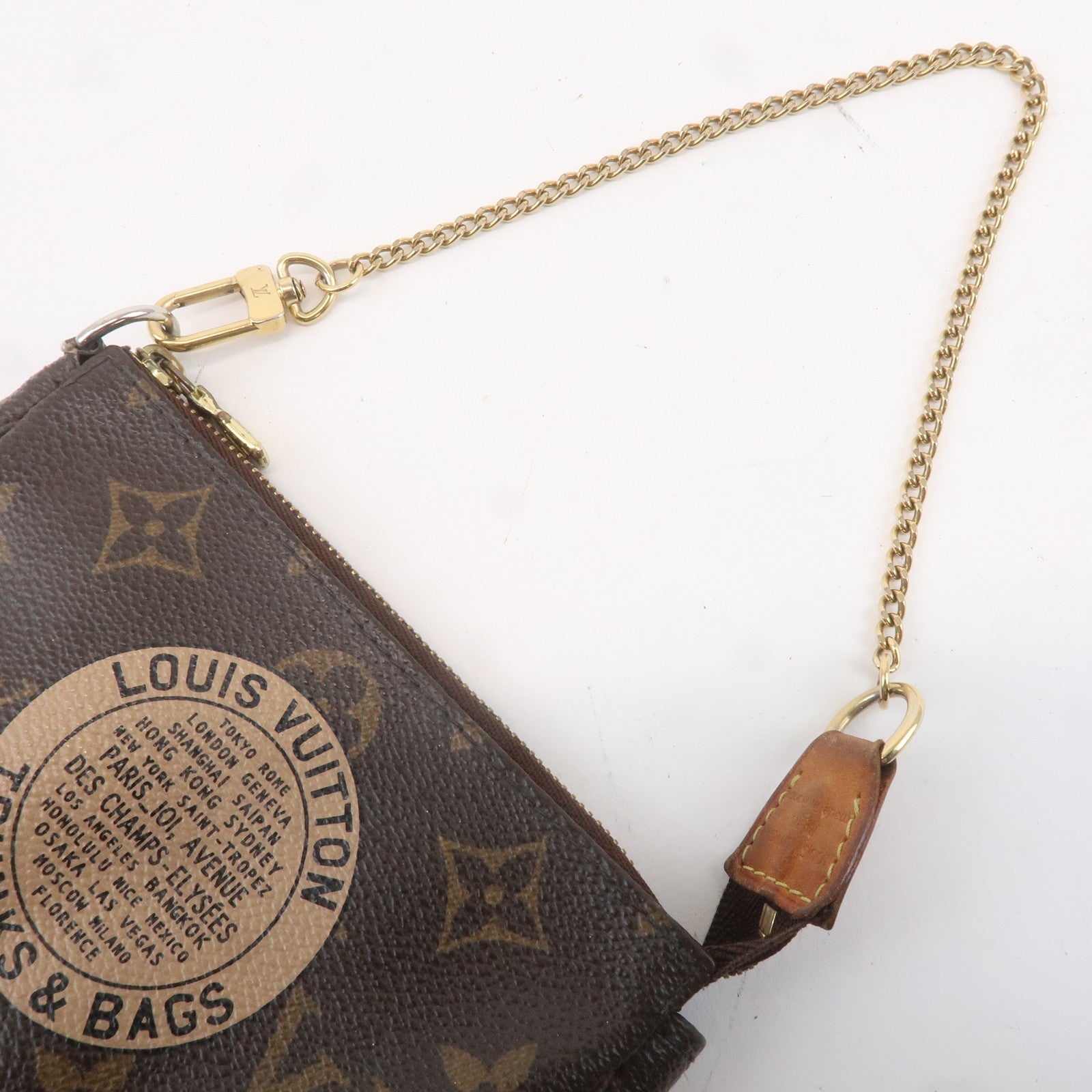 Louis Vuitton Monogram T&B Mini Pochette Accessoires Pouch M60153