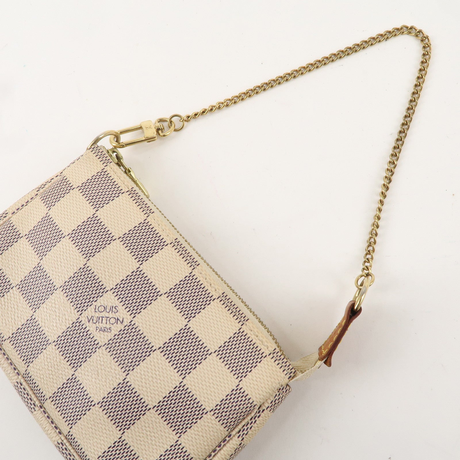 Louis Vuitton Damier Azur Mini Pochette Accessoires Pouch N58010