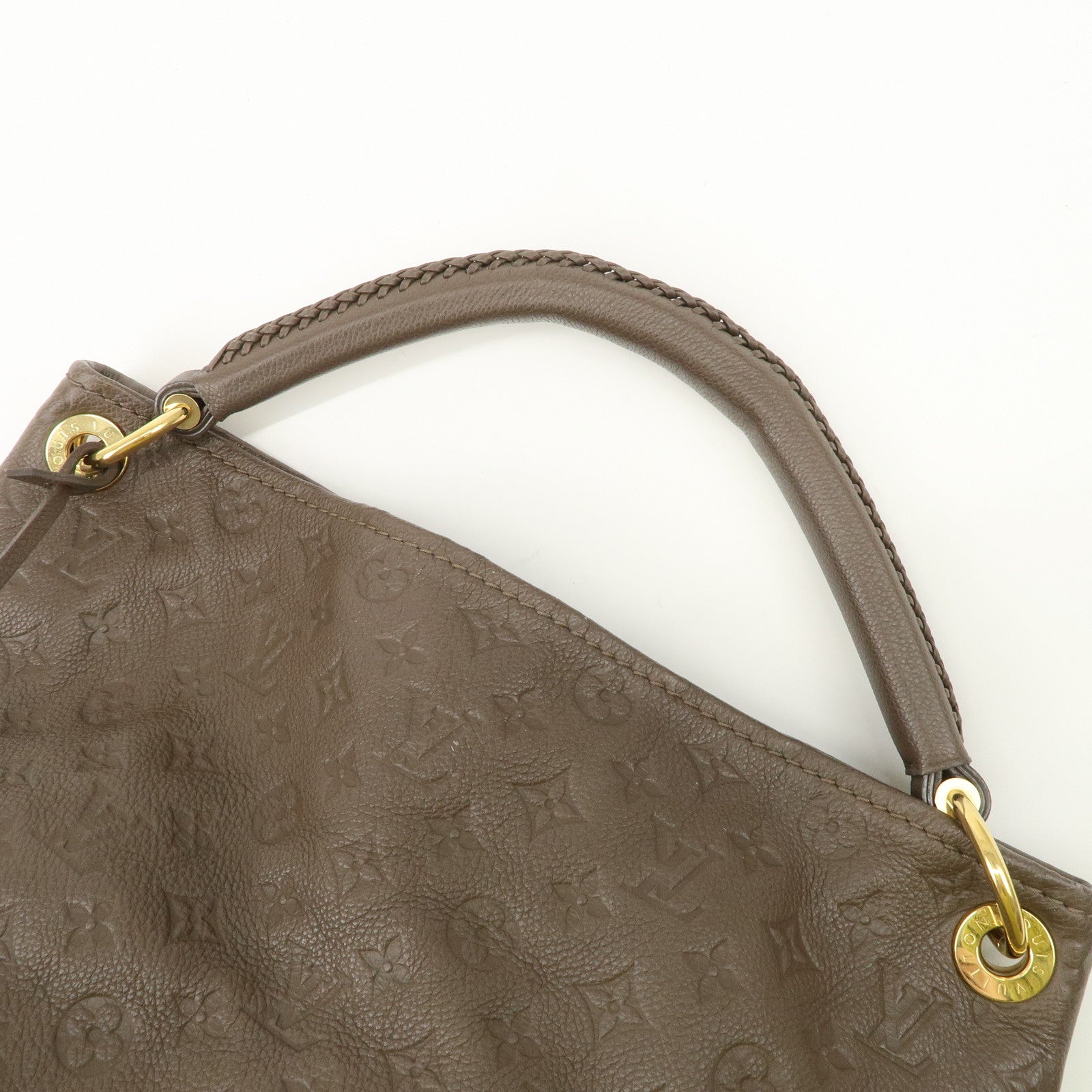 Louis Vuitton Monogram Empreinte Artsy MM Shoulder Bag Terre