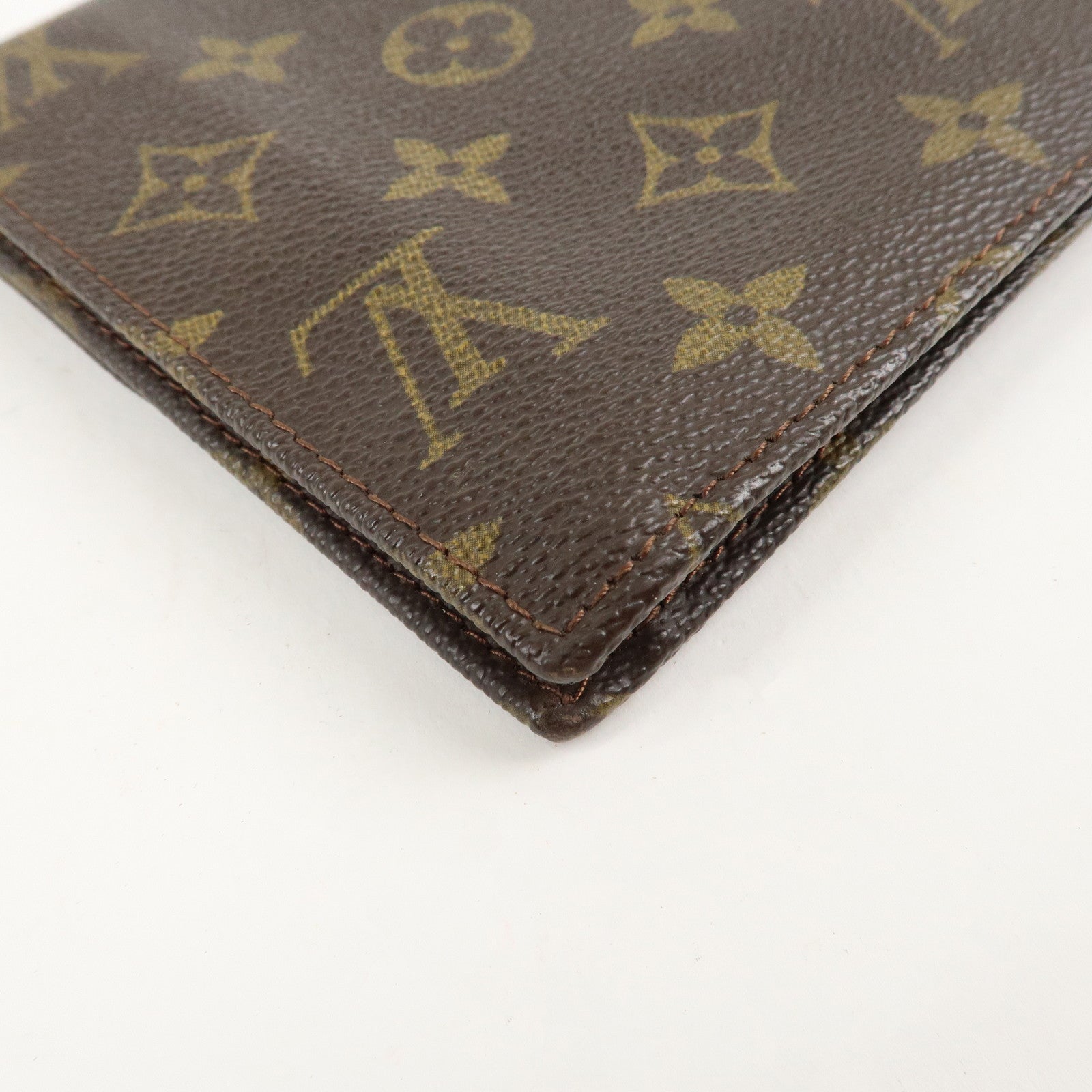 Louis Vuitton Monogram Set of 2 Pochette Pouch Brown M47542 M51935 Used