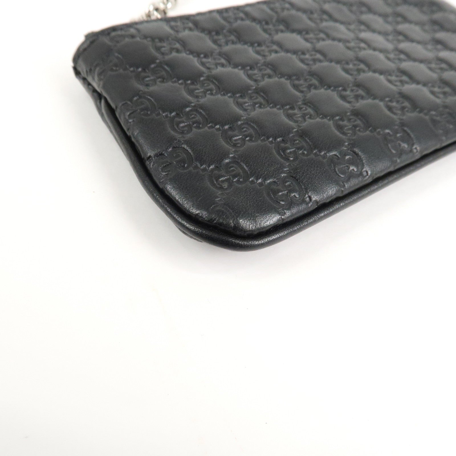 GUCCI Micro Guccisima Micro Guccisima Leather Coin Case 5444476 Used