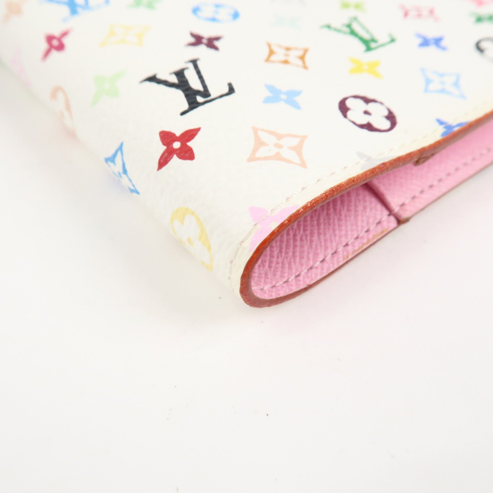 Louis Vuitton Monogram Multicolor Agenda PM Planner Cover R21074 Used