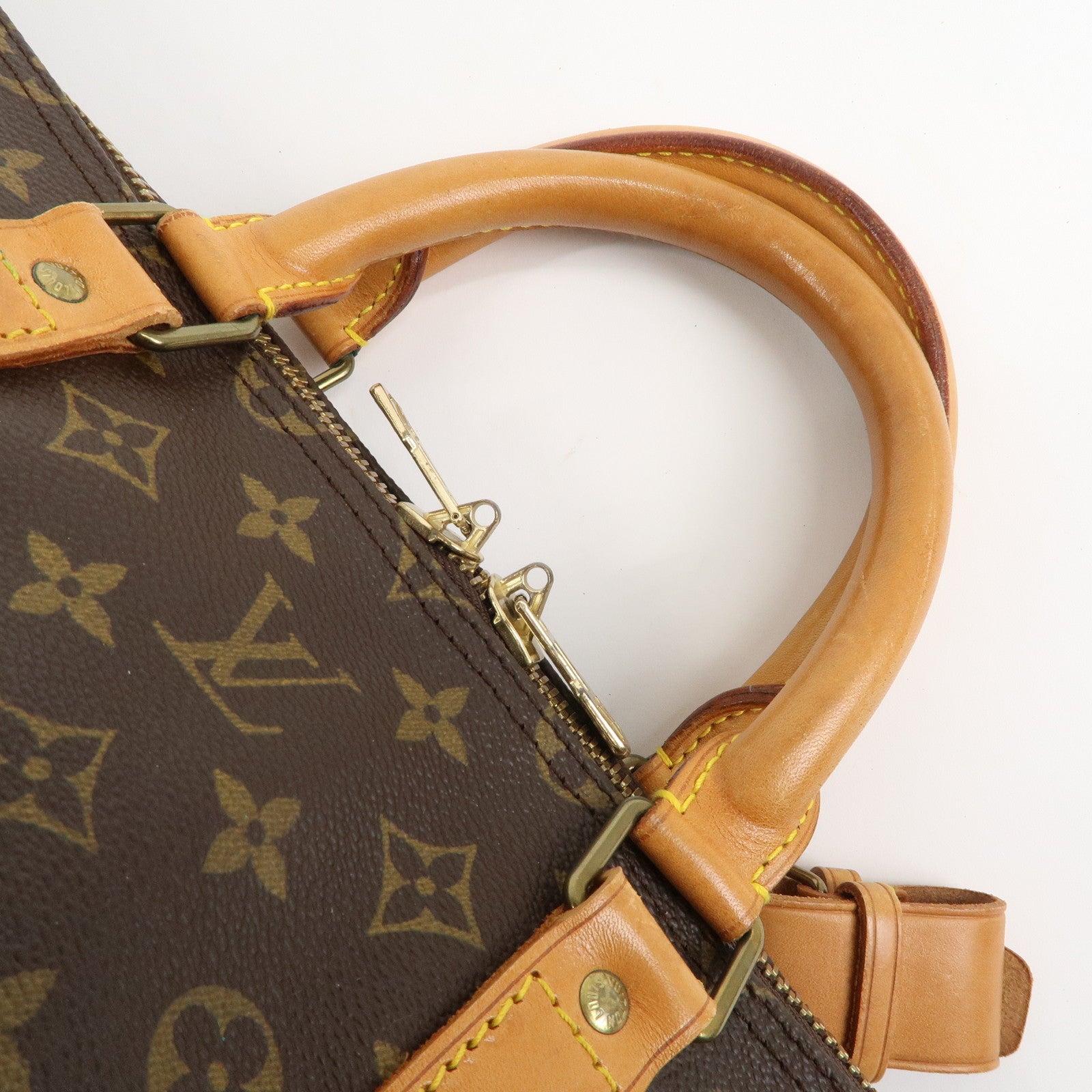 Louis Vuitton Monogram Keep All Bandouliere 55 Boston Bag M41414