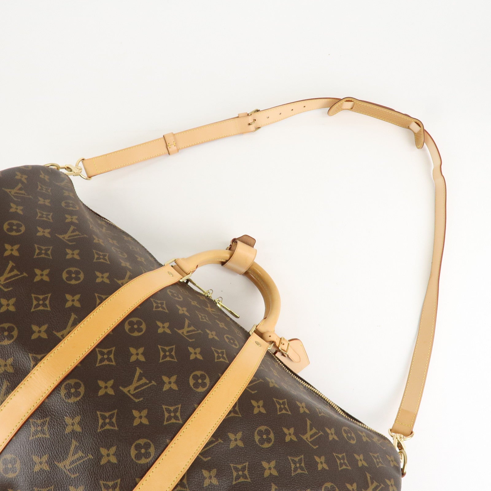 Louis Vuitton Monogram Keep All Bandouliere 55 Boston Bag M41414 Used