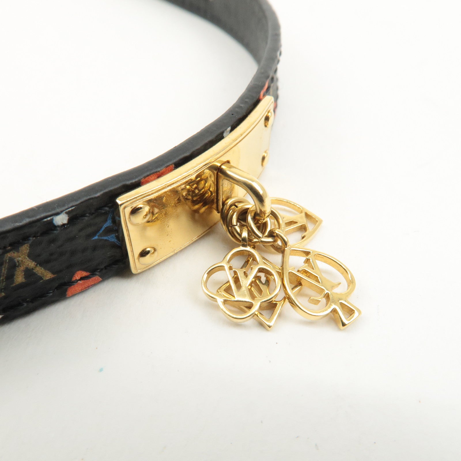 Louis Vuitton Monogram Bracelet Game On Collection Black MP285