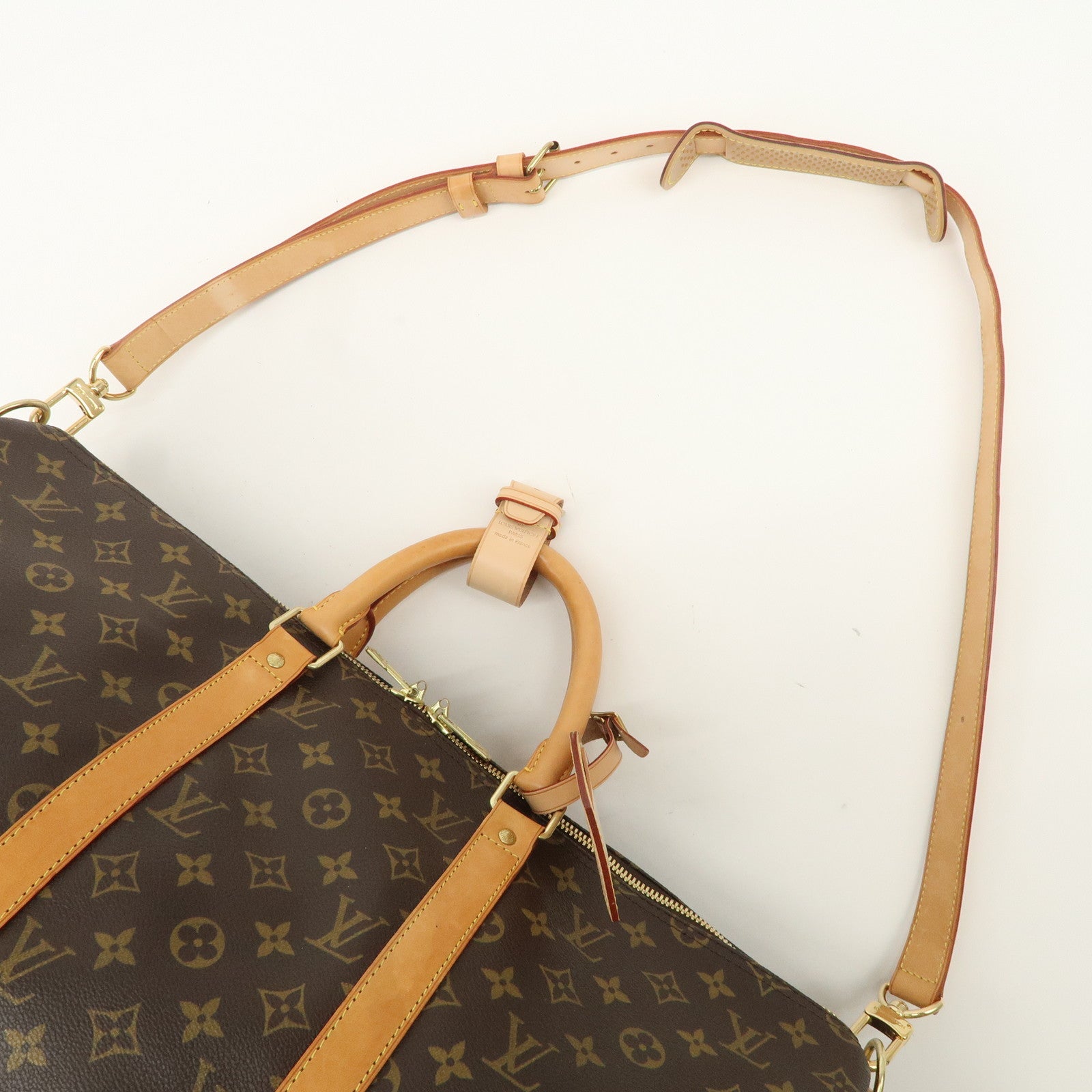 Louis Vuitton Monogram Keep All Bandouliere 50 Boston Bag M41416 Used