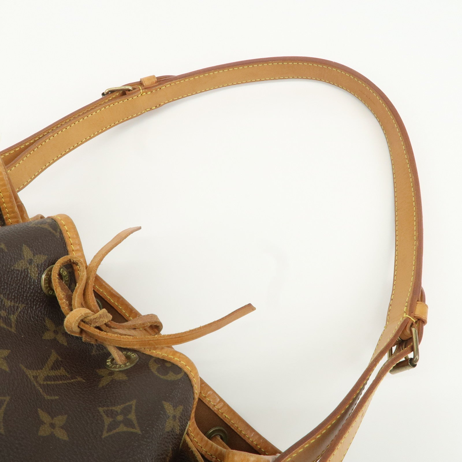 Louis Vuitton Monogram Noe Shoulder Bag Hand Bag Brown M42224 Used