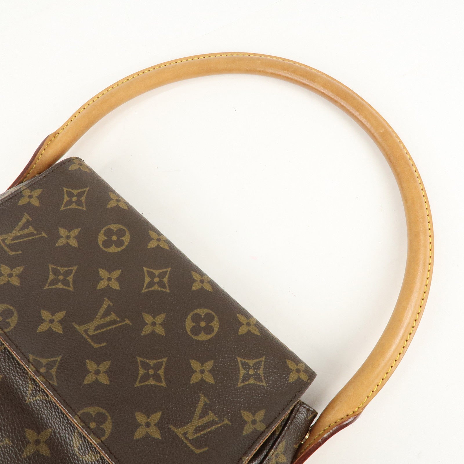 Louis Vuitton Monogram Mini Looping Shoulder Bag Hand Bag M51147 Used