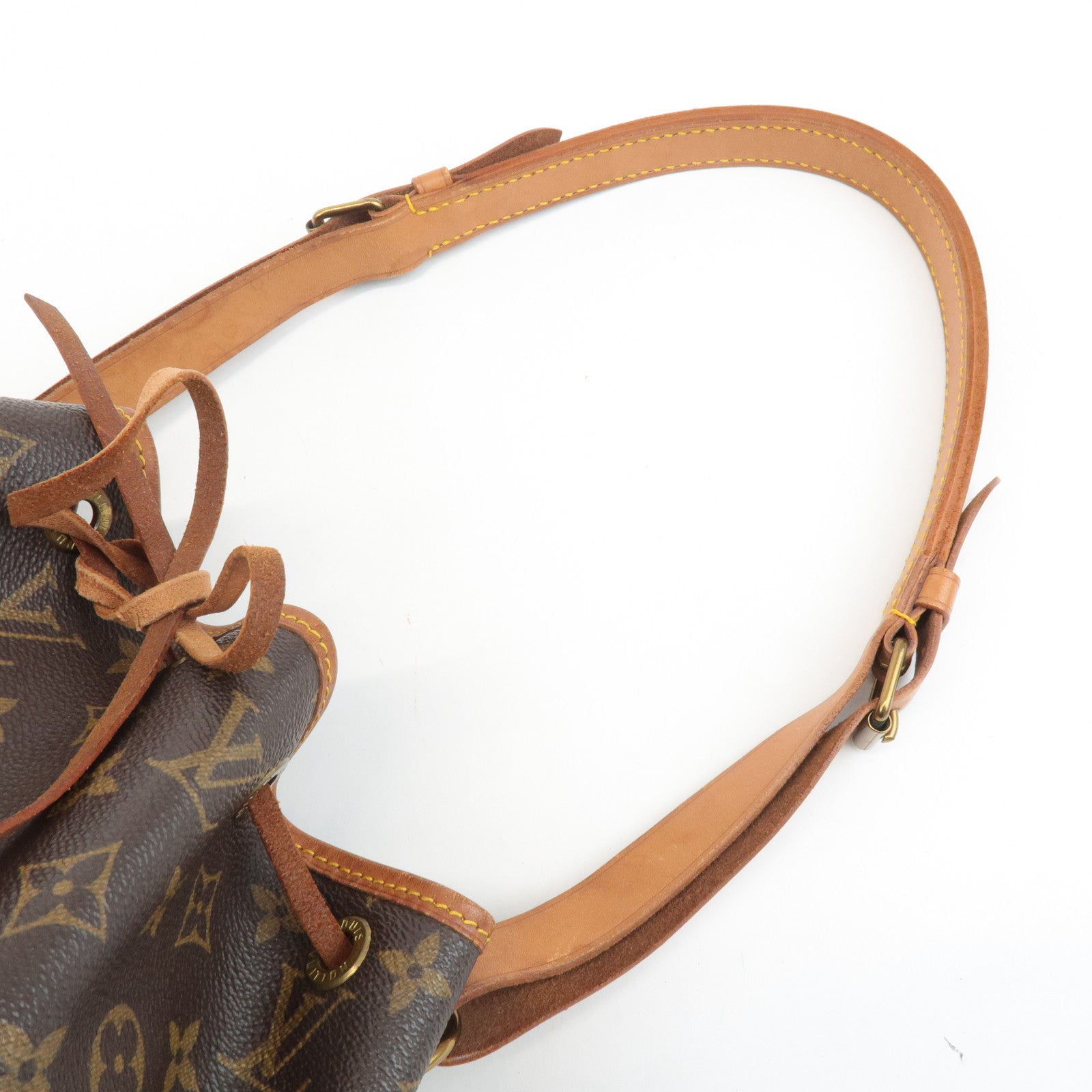 Louis Vuitton Monogram Petit Noe Shoulder Bag Brown M42226 Used