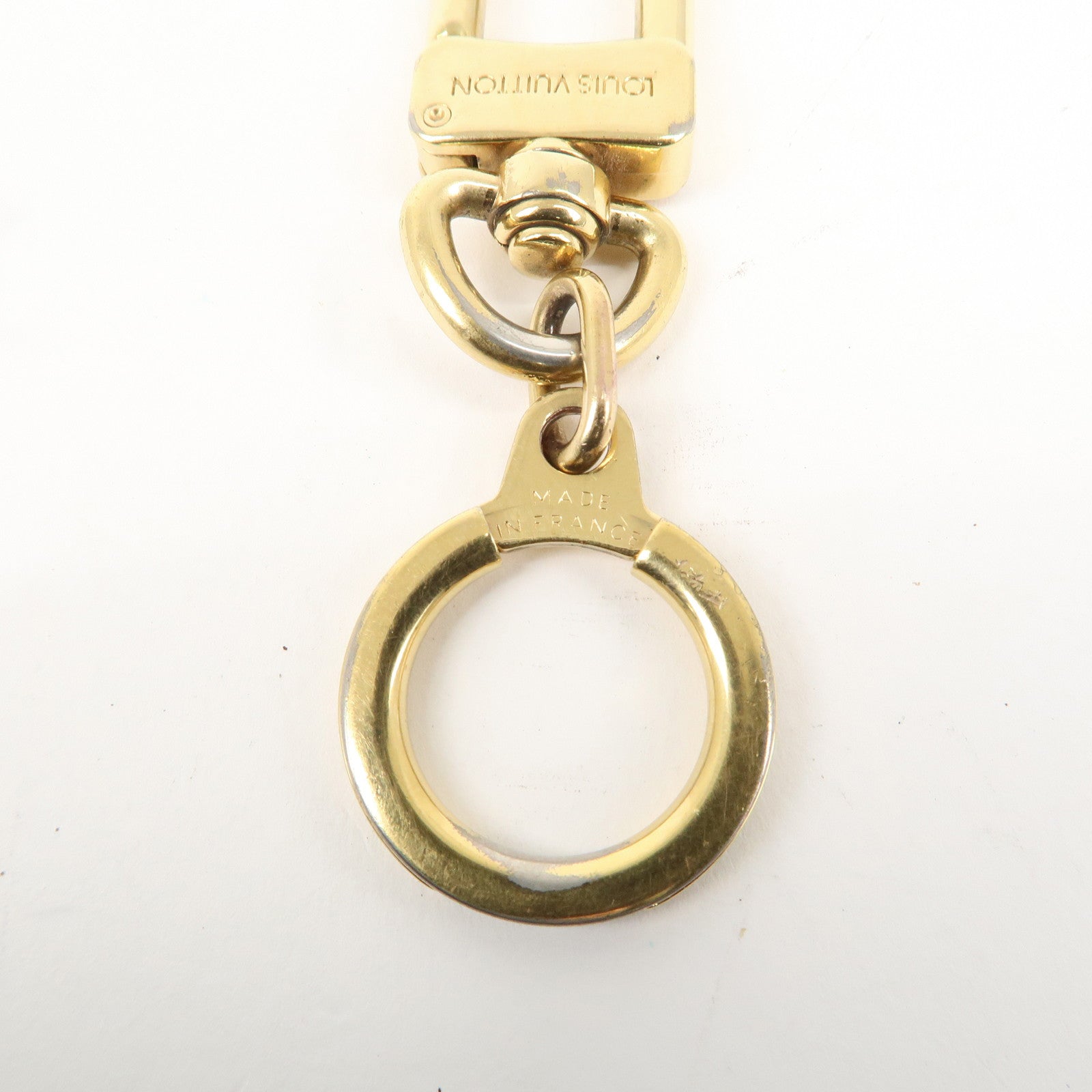 Louis Vuitton Set of 2 Ano Cles Key Chain Key Charm Gold M62694