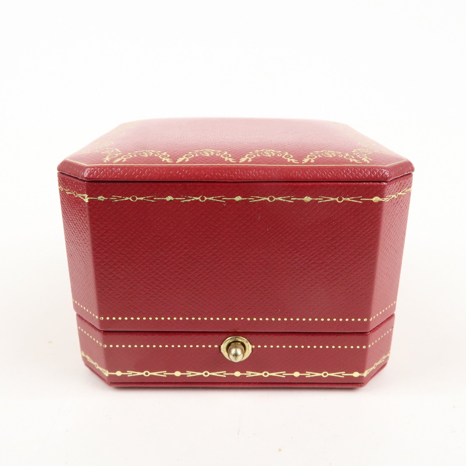 Cartier Set of 2 Ring Box Display Box Jewelry Box For Ring Red